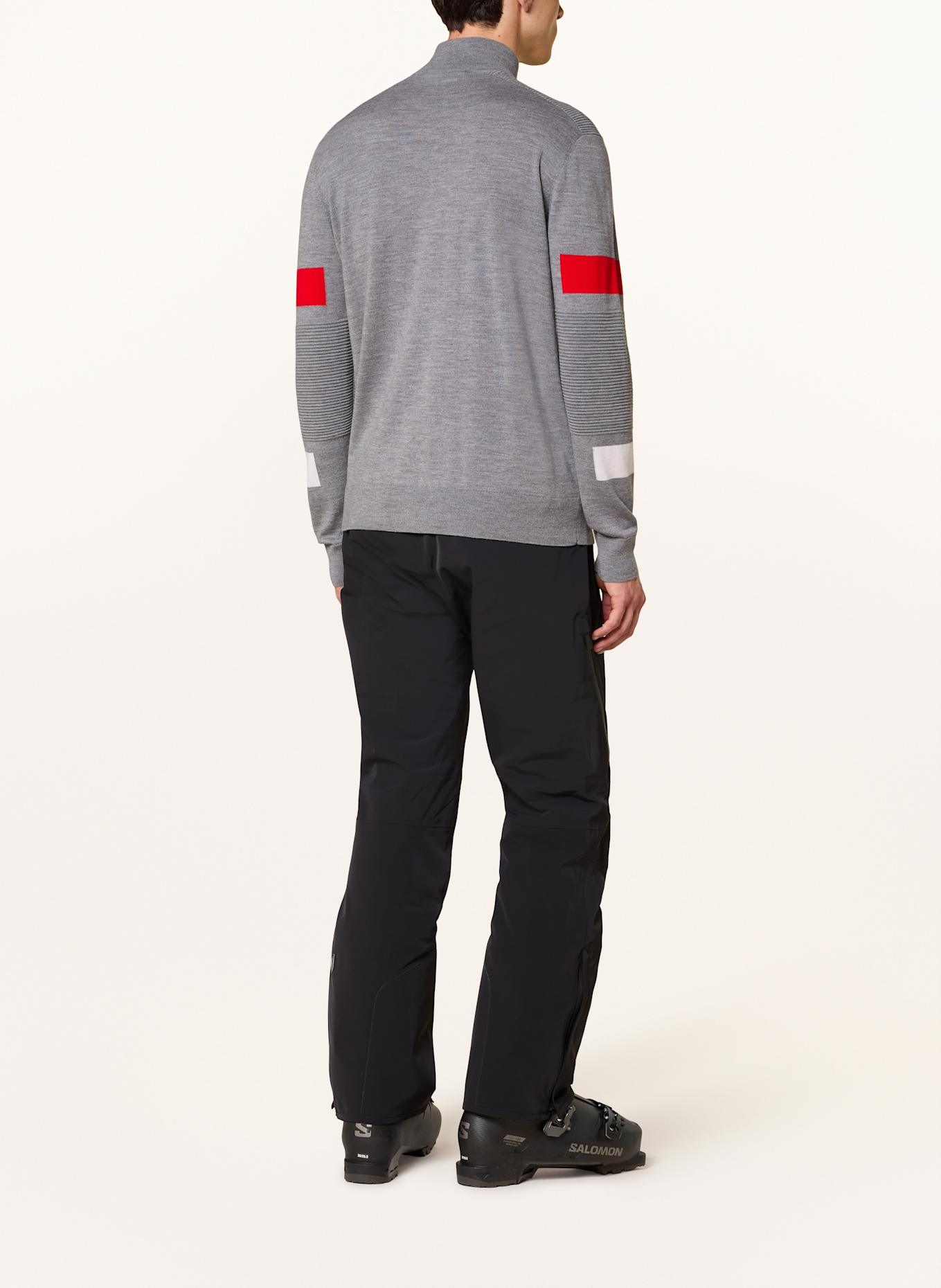 toni sailer Midlayer HUBERT: GRAU / ROT