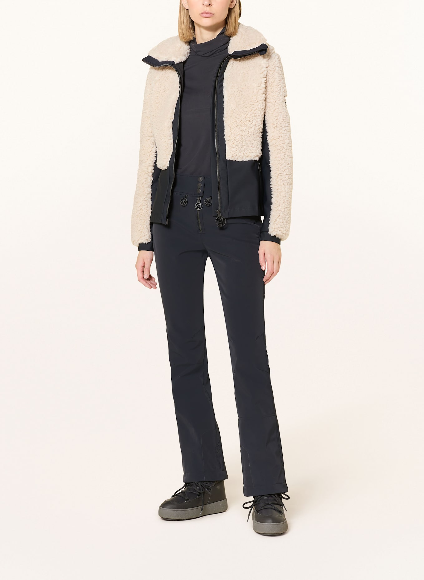 toni sailer Midlayer-Jacke NILA: CREME / SCHWARZ