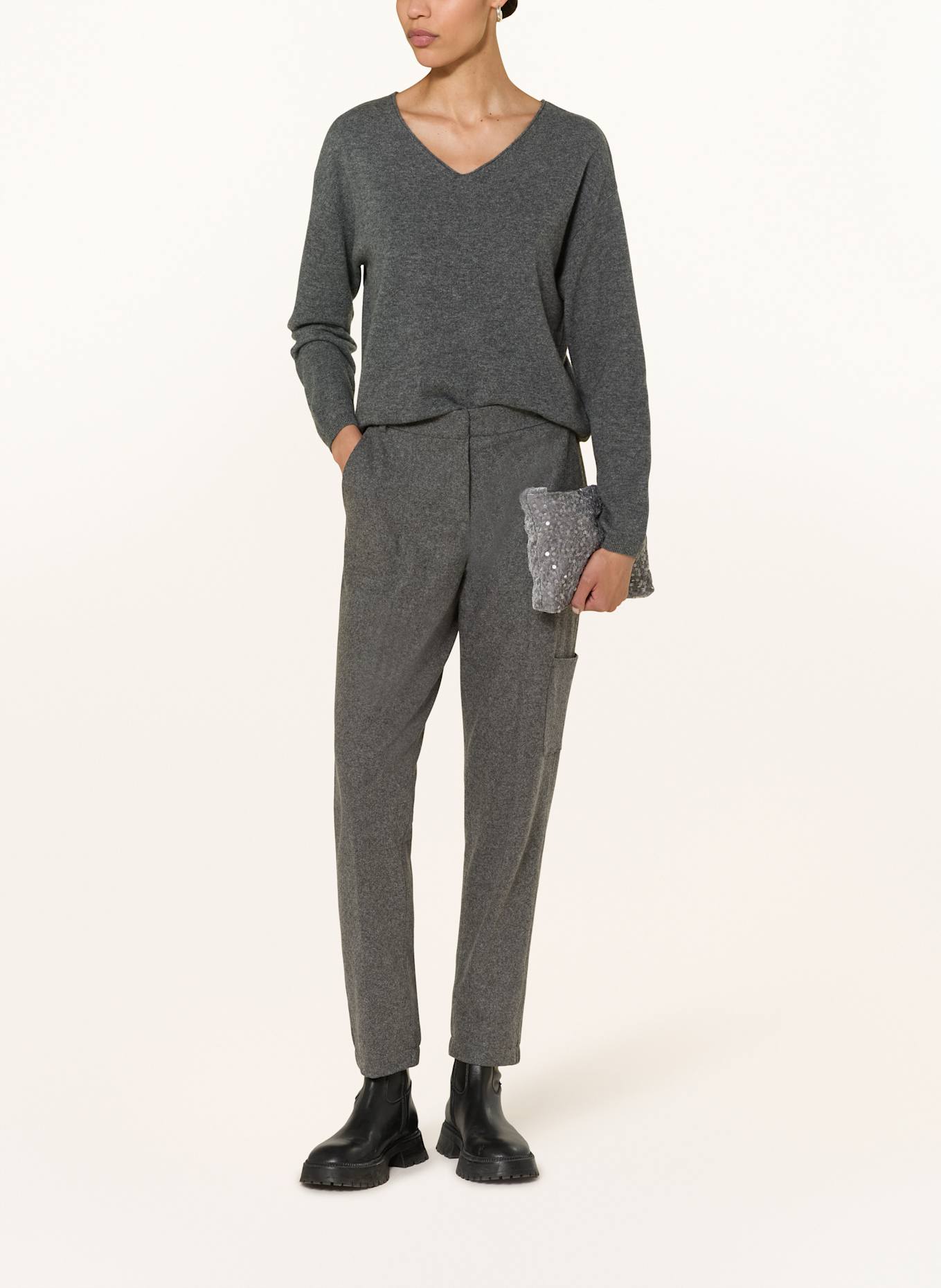 LUISA CERANO Pullover: GRAU