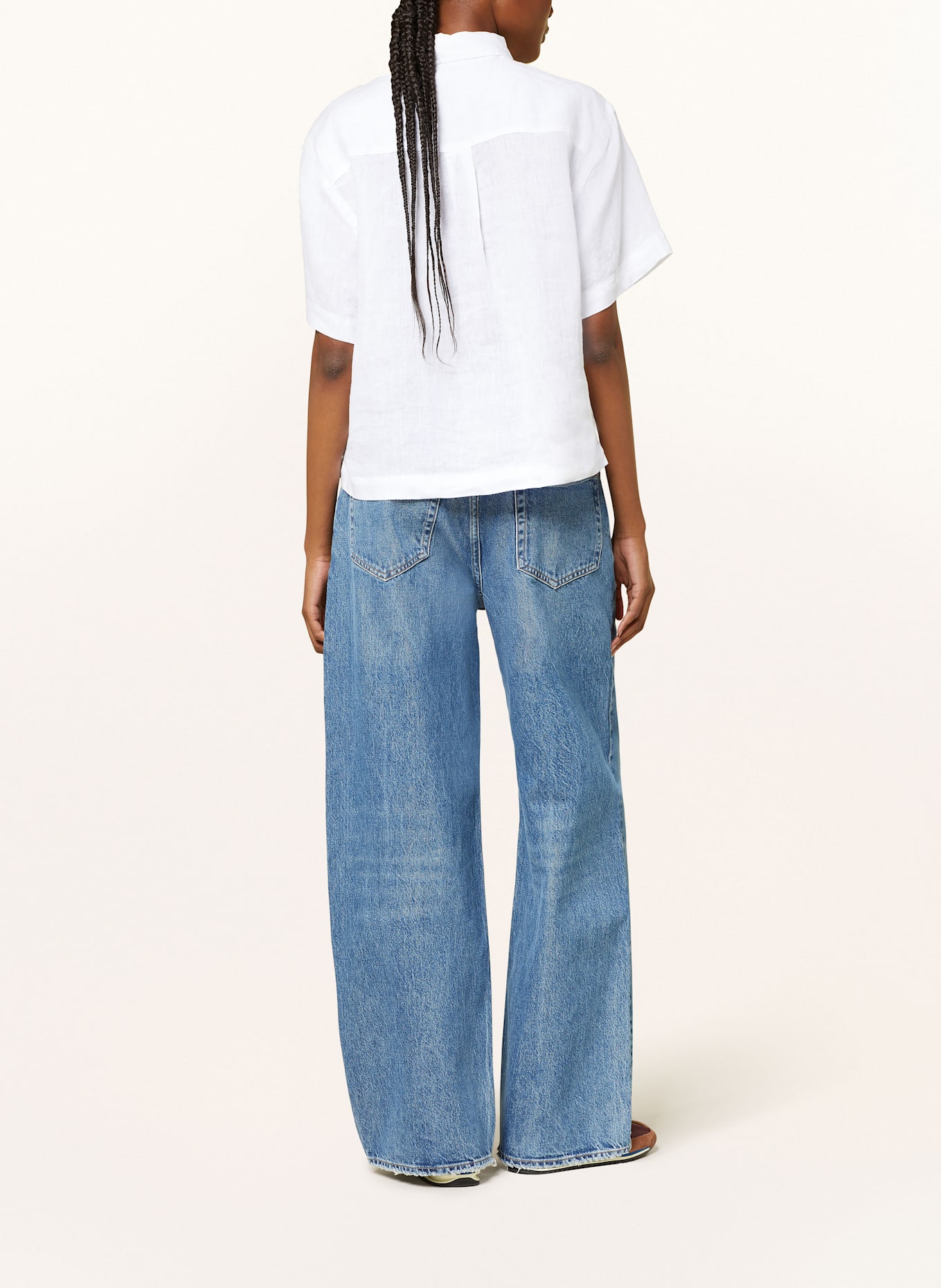 POLO RALPH LAUREN Leinenbluse: WEISS