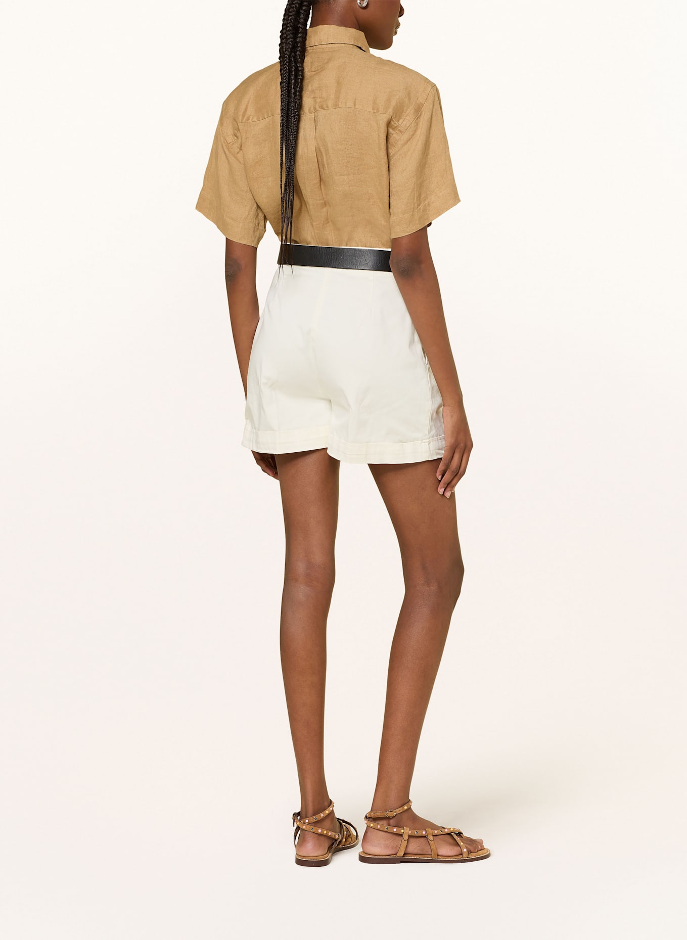 POLO RALPH LAUREN Leinenbluse: CAMEL