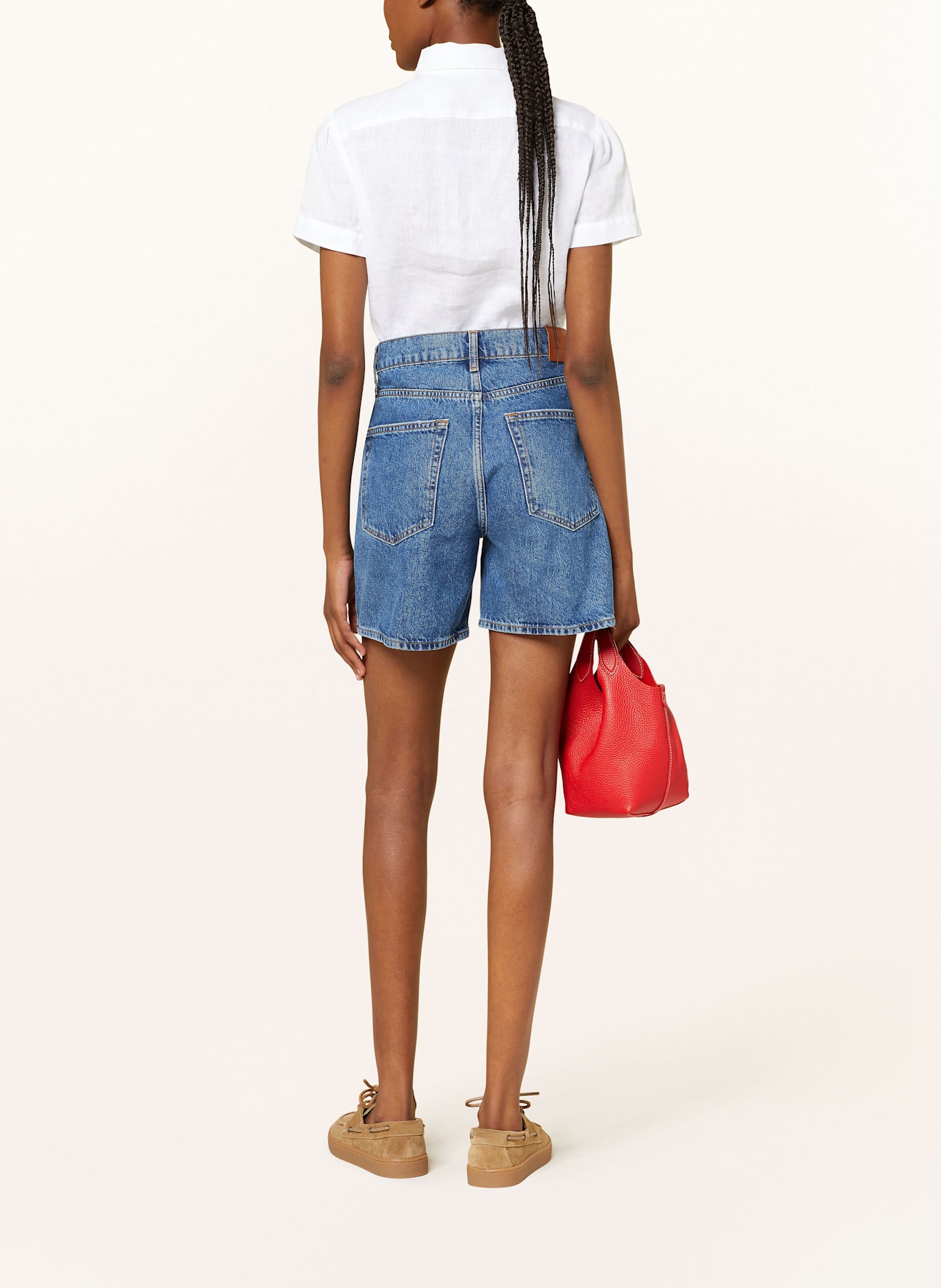 POLO RALPH LAUREN Leinenbluse: WEISS