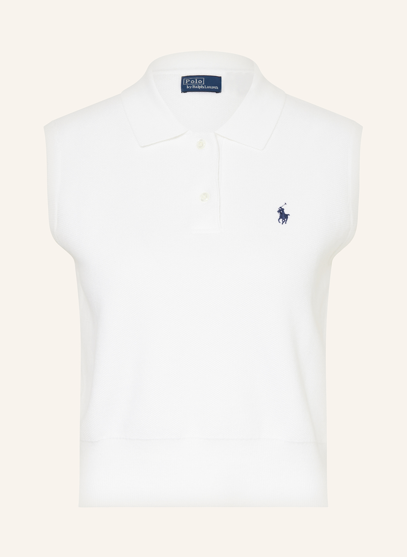 POLO RALPH LAUREN Bezrękawnik: BIAŁY