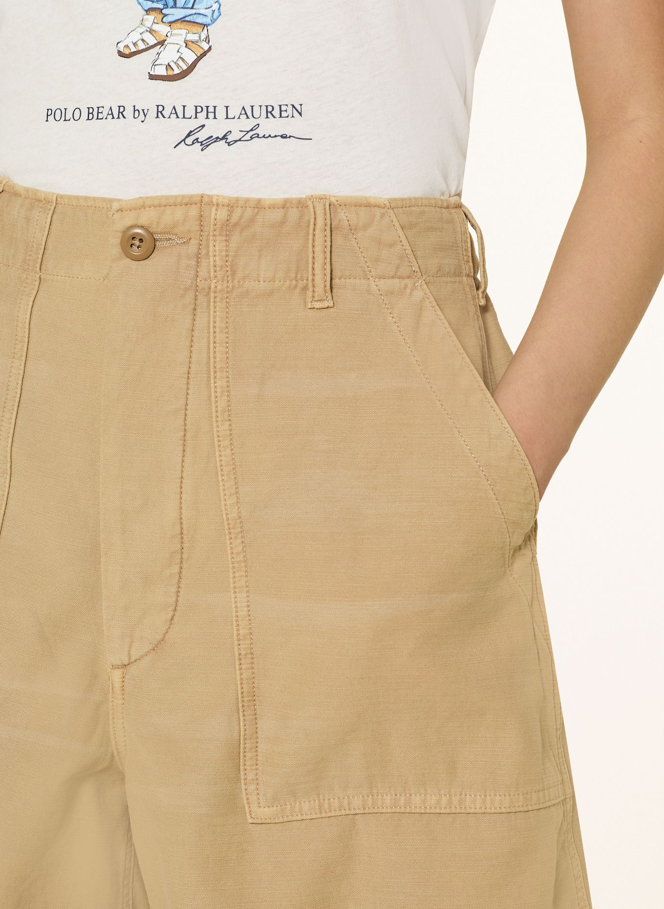 POLO RALPH LAUREN Shorts: KHAKI