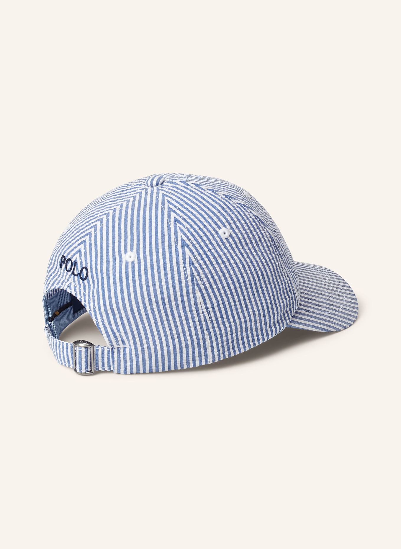 POLO RALPH LAUREN Cap: BLAU/ WEISS