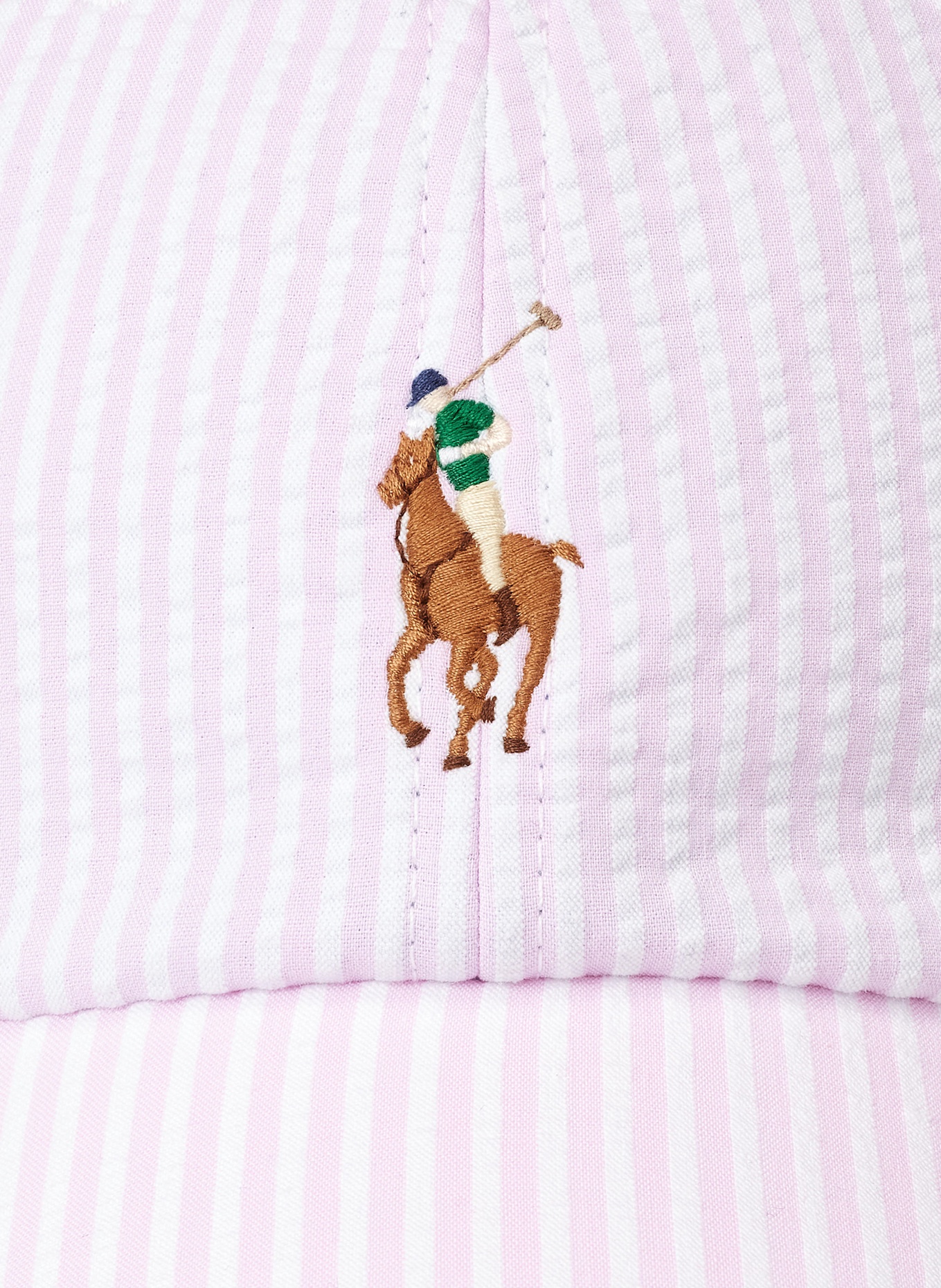 POLO RALPH LAUREN Cap: ROSA/ WEISS