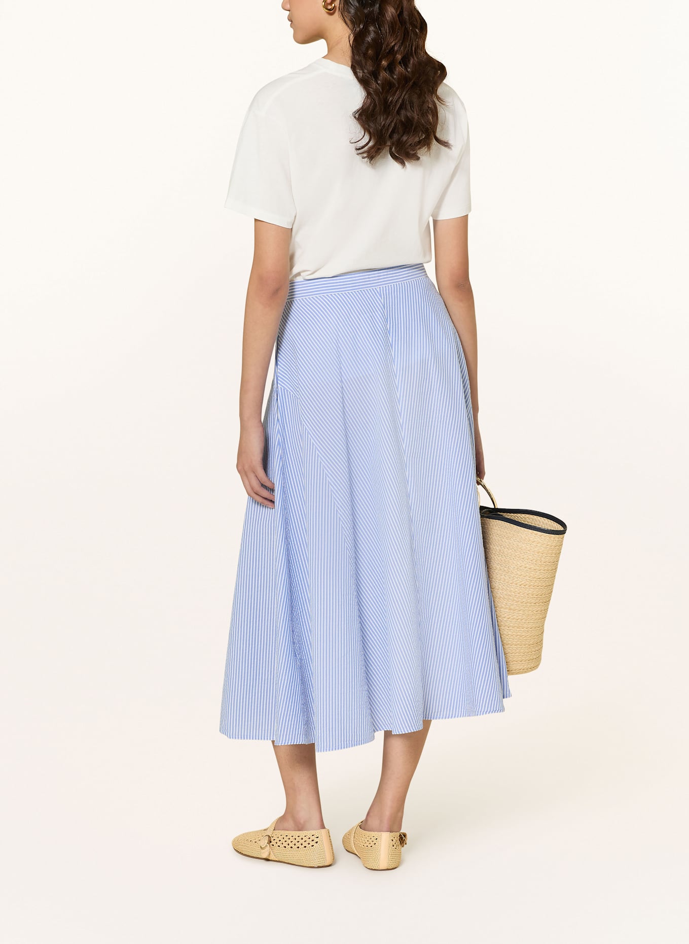 POLO RALPH LAUREN Spódnica: JASNONIEBIESKI / BIAŁY