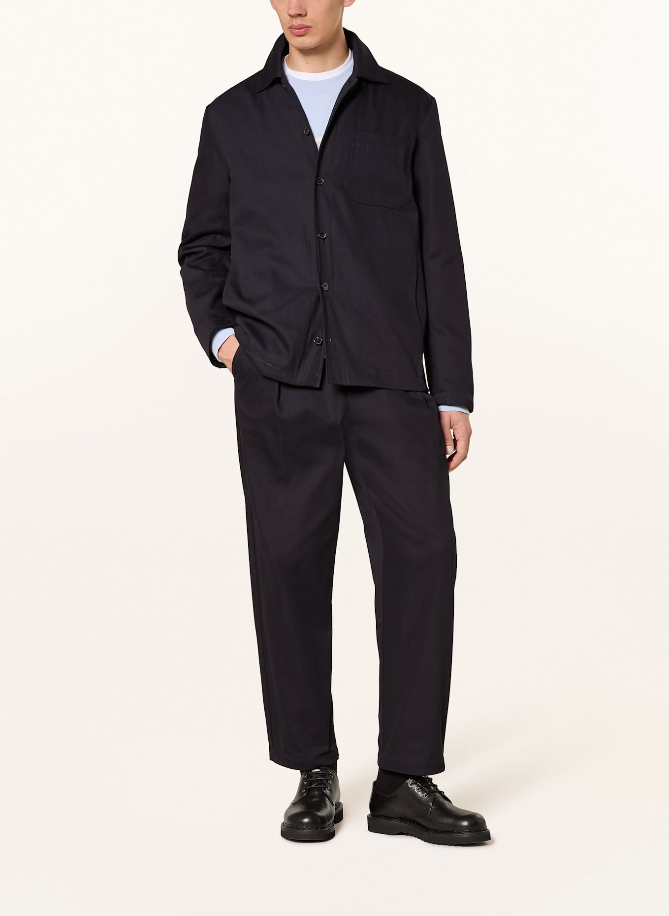 A.P.C. Overjacket JEFFRAY: DUNKELBLAU