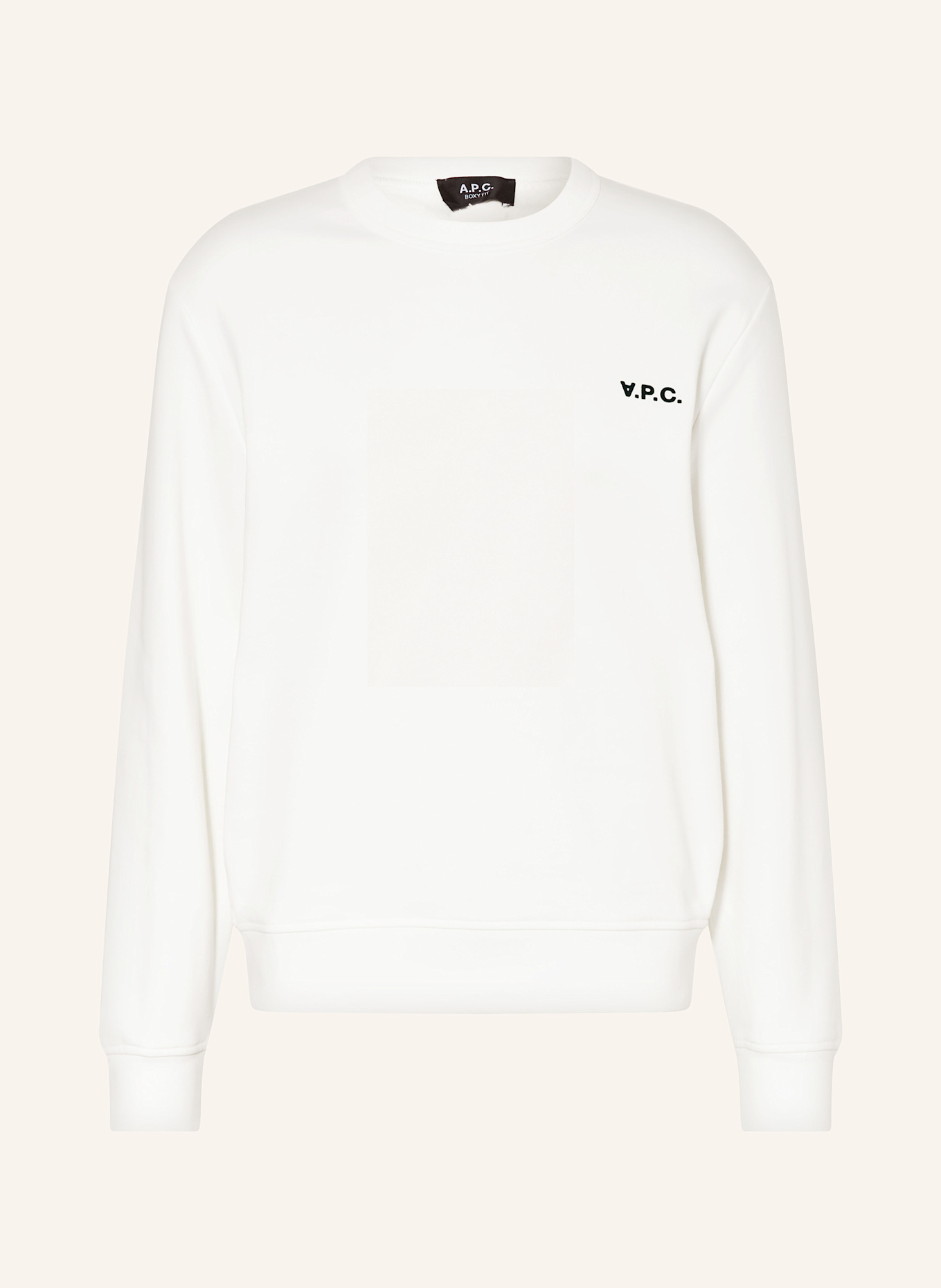 A.P.C. Sweatshirt: WHITE