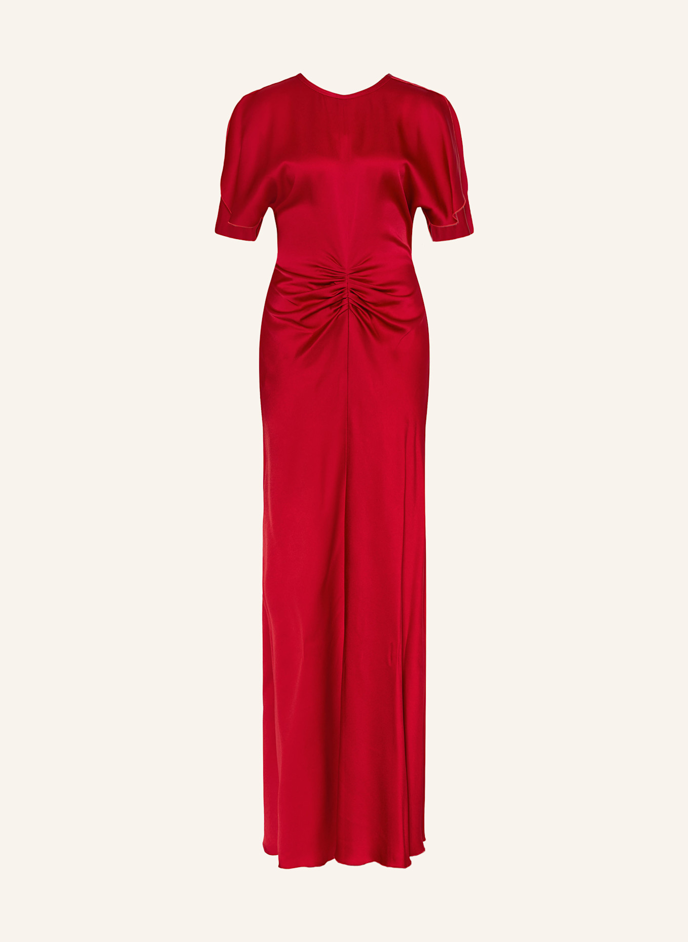 VICTORIA BECKHAM Abendkleid aus Satin: ROT
