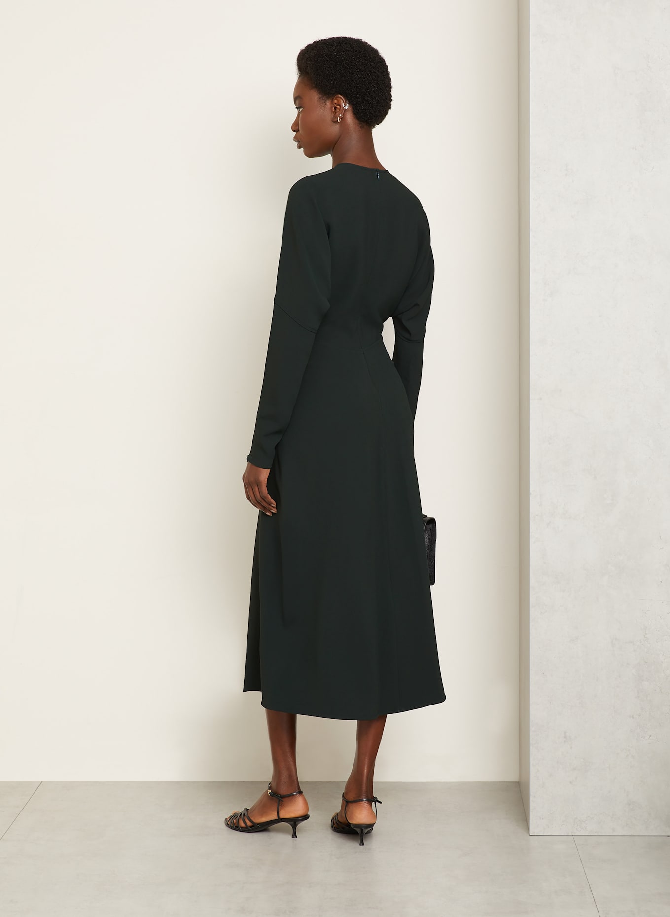 VICTORIA BECKHAM Cocktailkleid: DUNKELGRÜN