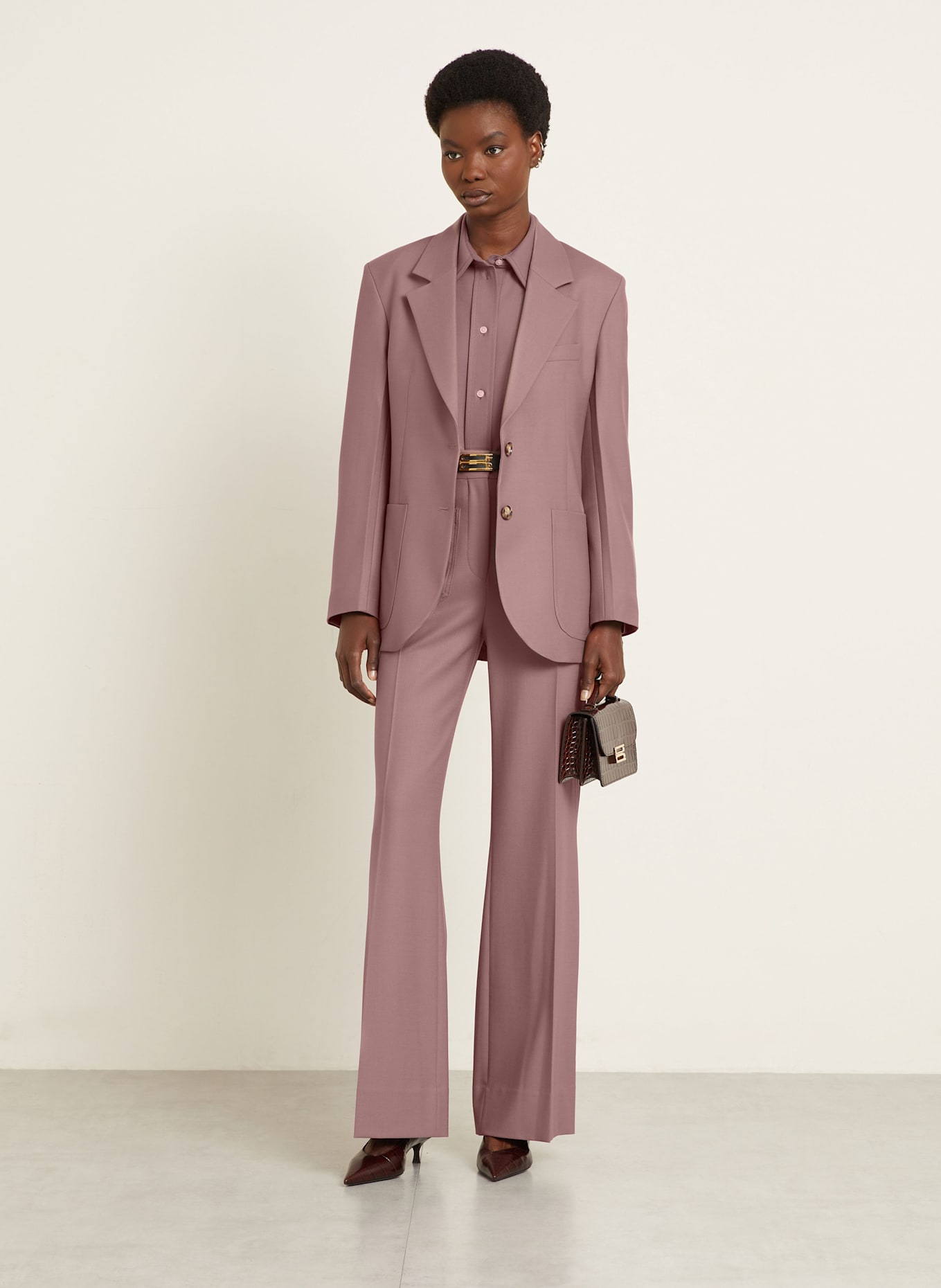 VICTORIA BECKHAM Shirt blouse: DUSKY PINK