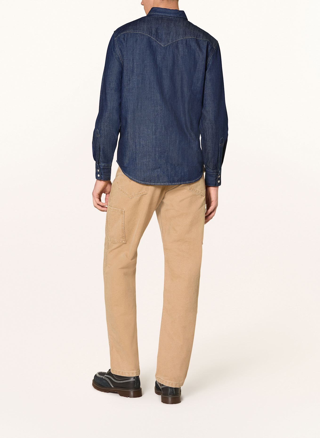 Levi's® Koszula jeansowa BARSTOW standard fit: 00 Dark Indigo - Flat Finish