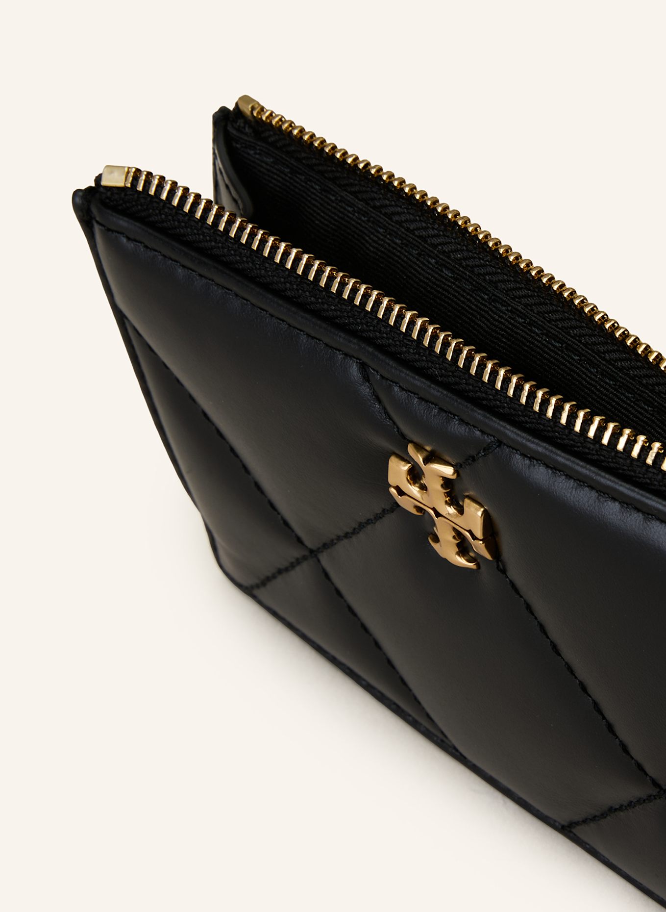 TORY BURCH Etui na monety KIRA: CZARNY