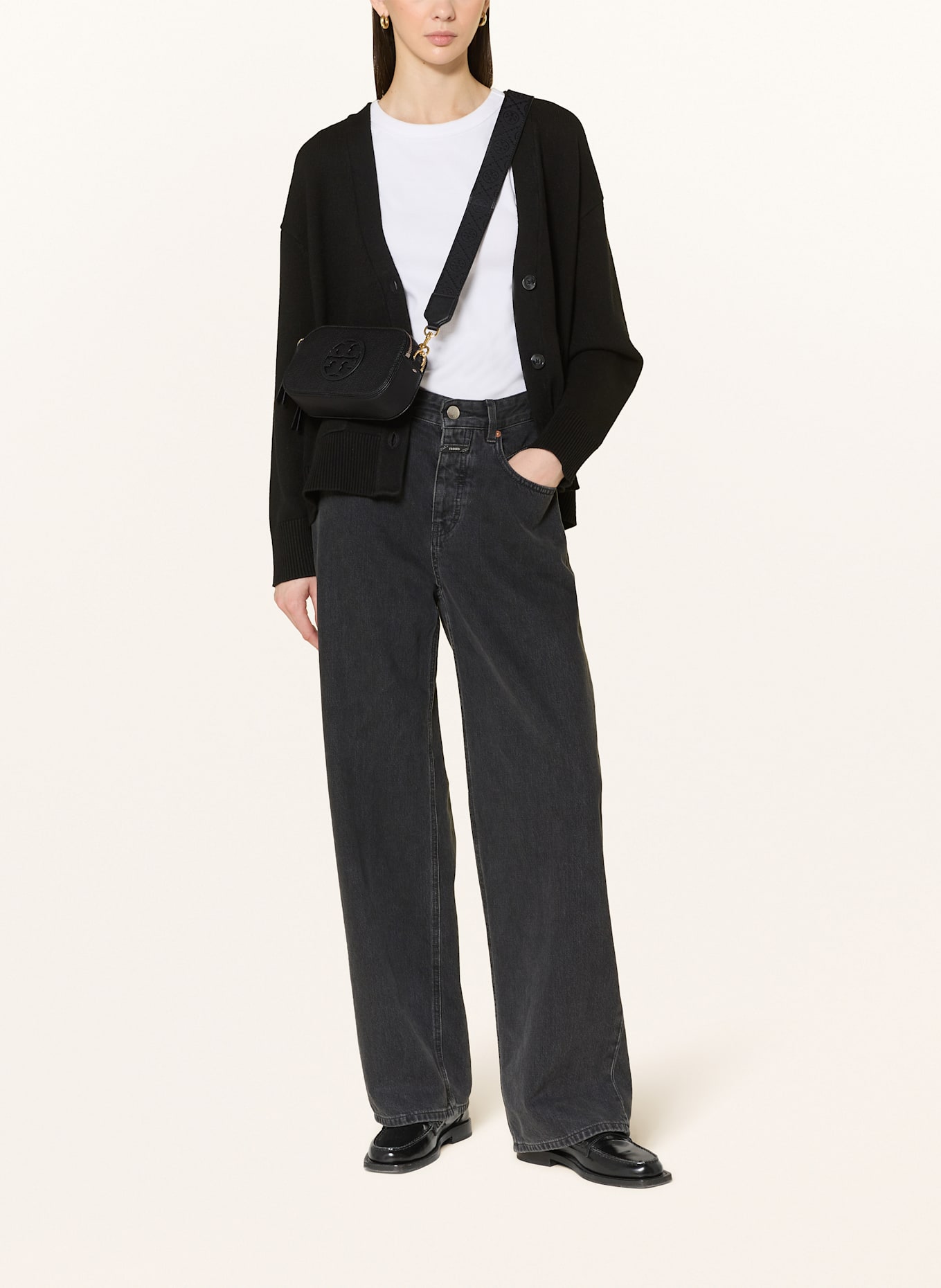 TORY BURCH Umhängetasche MILLER MINI: SCHWARZ