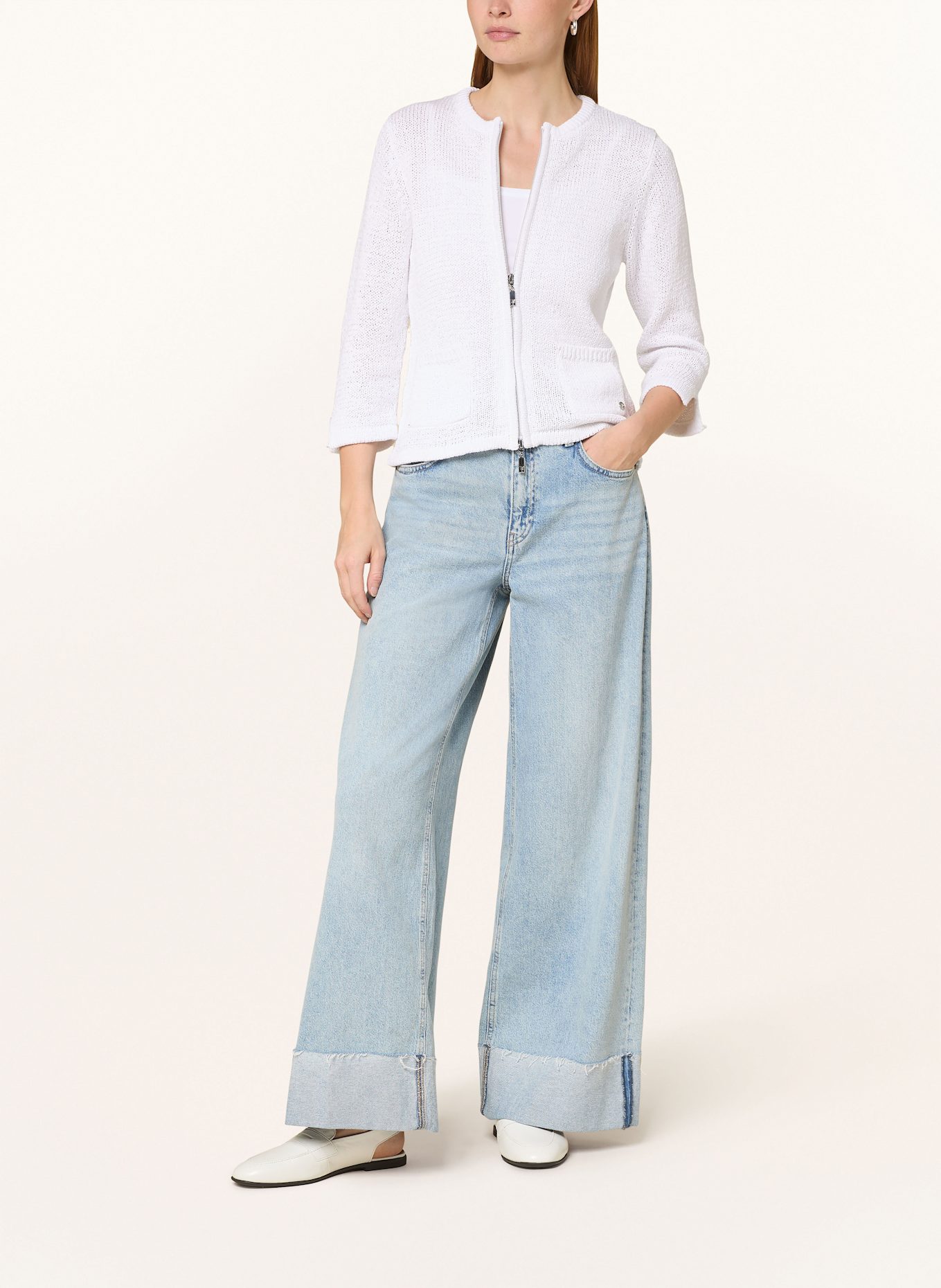 monari cardigan: BLANC