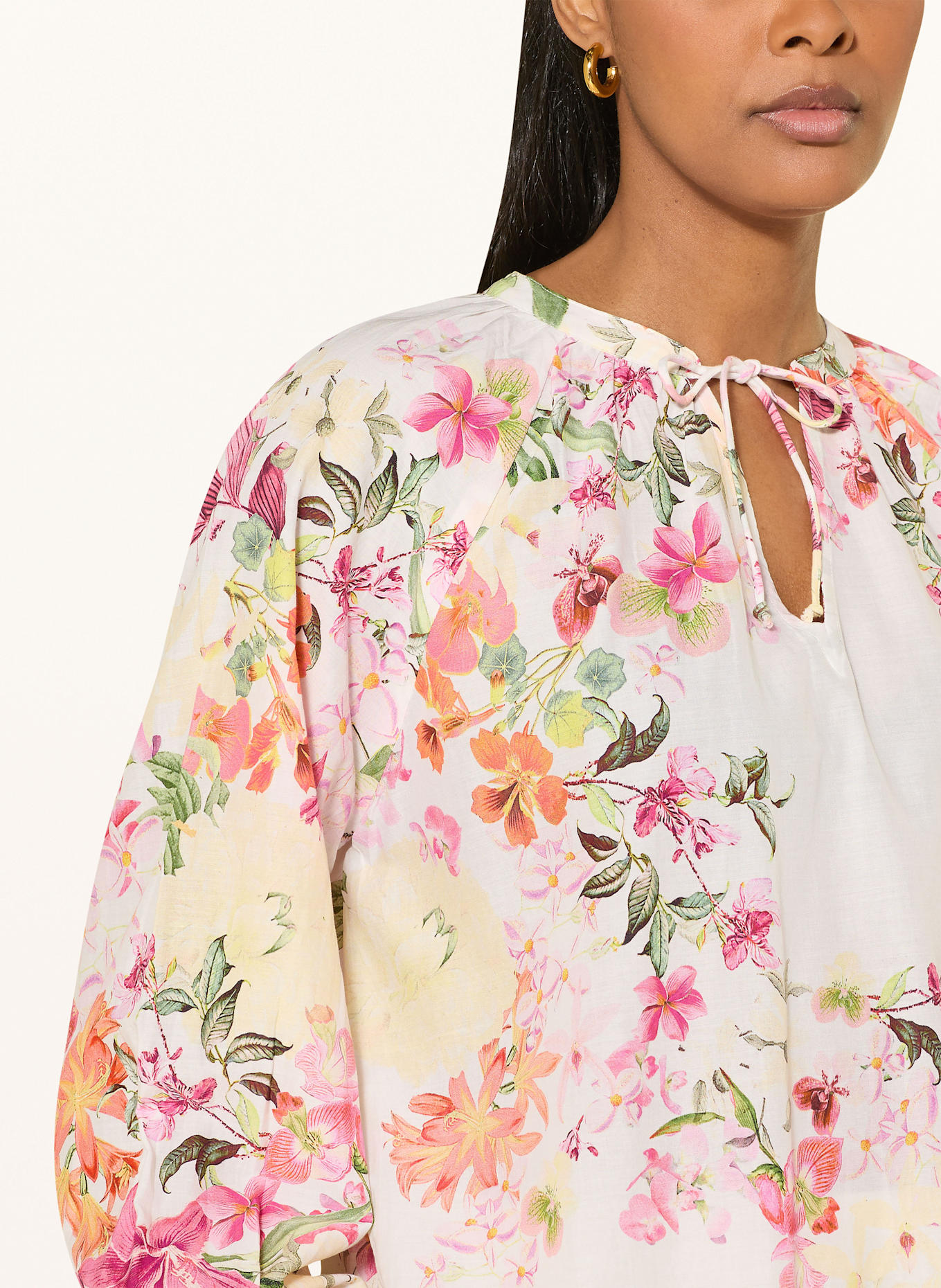 monari Blusenshirt: WEISS/ PINK/ GRÜN