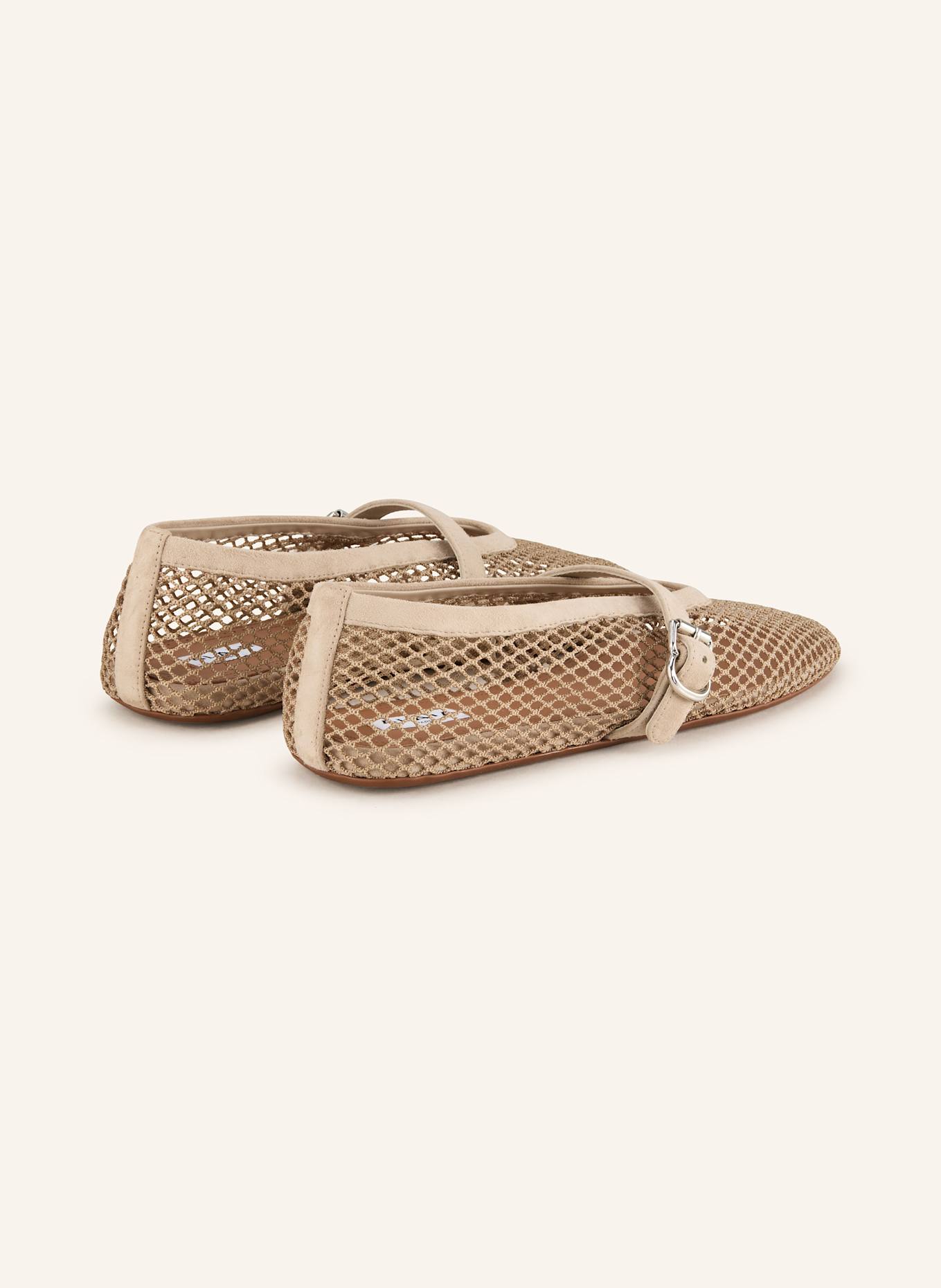 ALAÏA Ballerinas: BEIGE