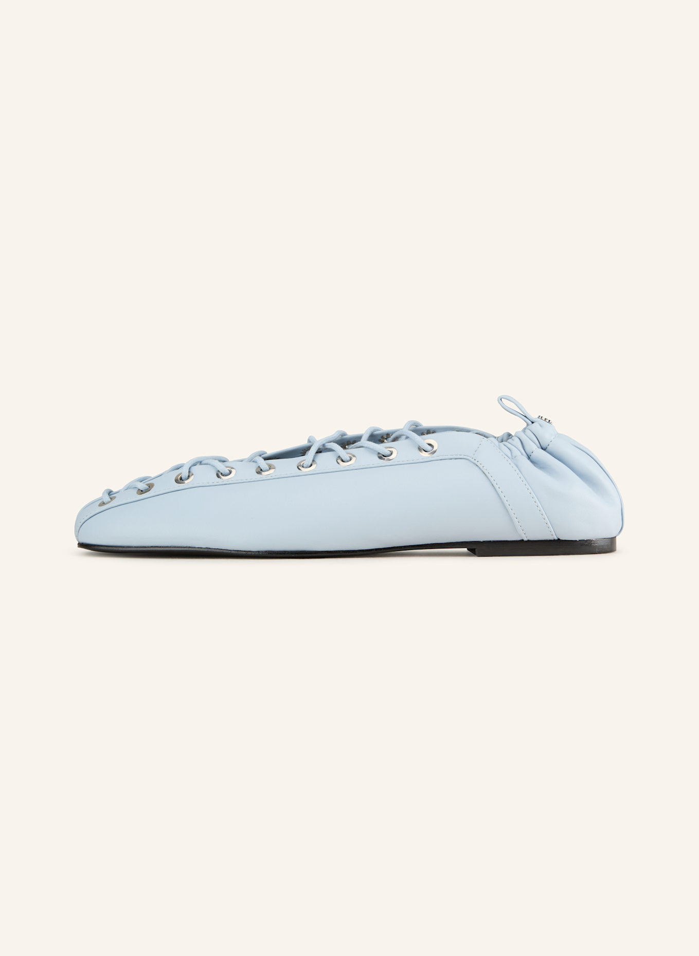 GANNI Ballerinas: HELLBLAU