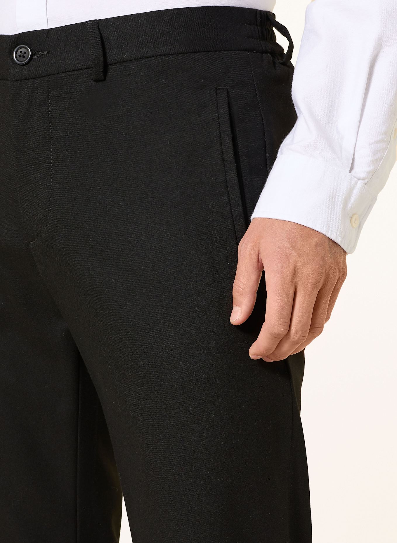 STROKESMAN'S Chinos comfort fit: BLACK