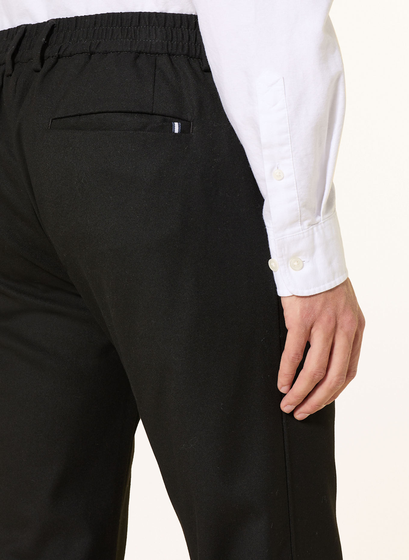 STROKESMAN'S Chinos comfort fit: BLACK