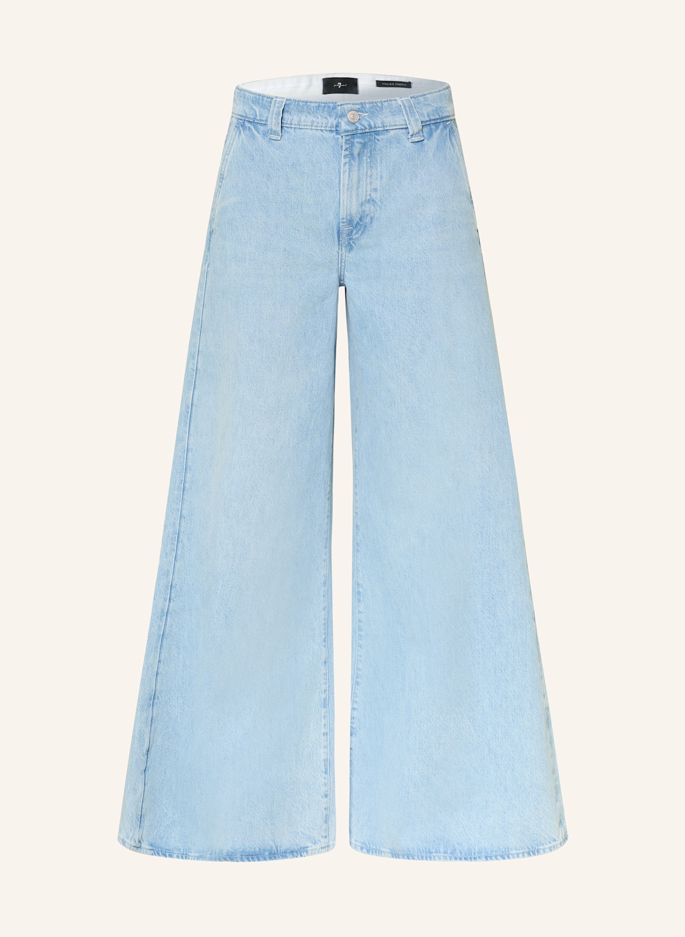7 for all mankind Wide leg jeans WILLOW TROUSER: 1houndstooth bow-waist dress