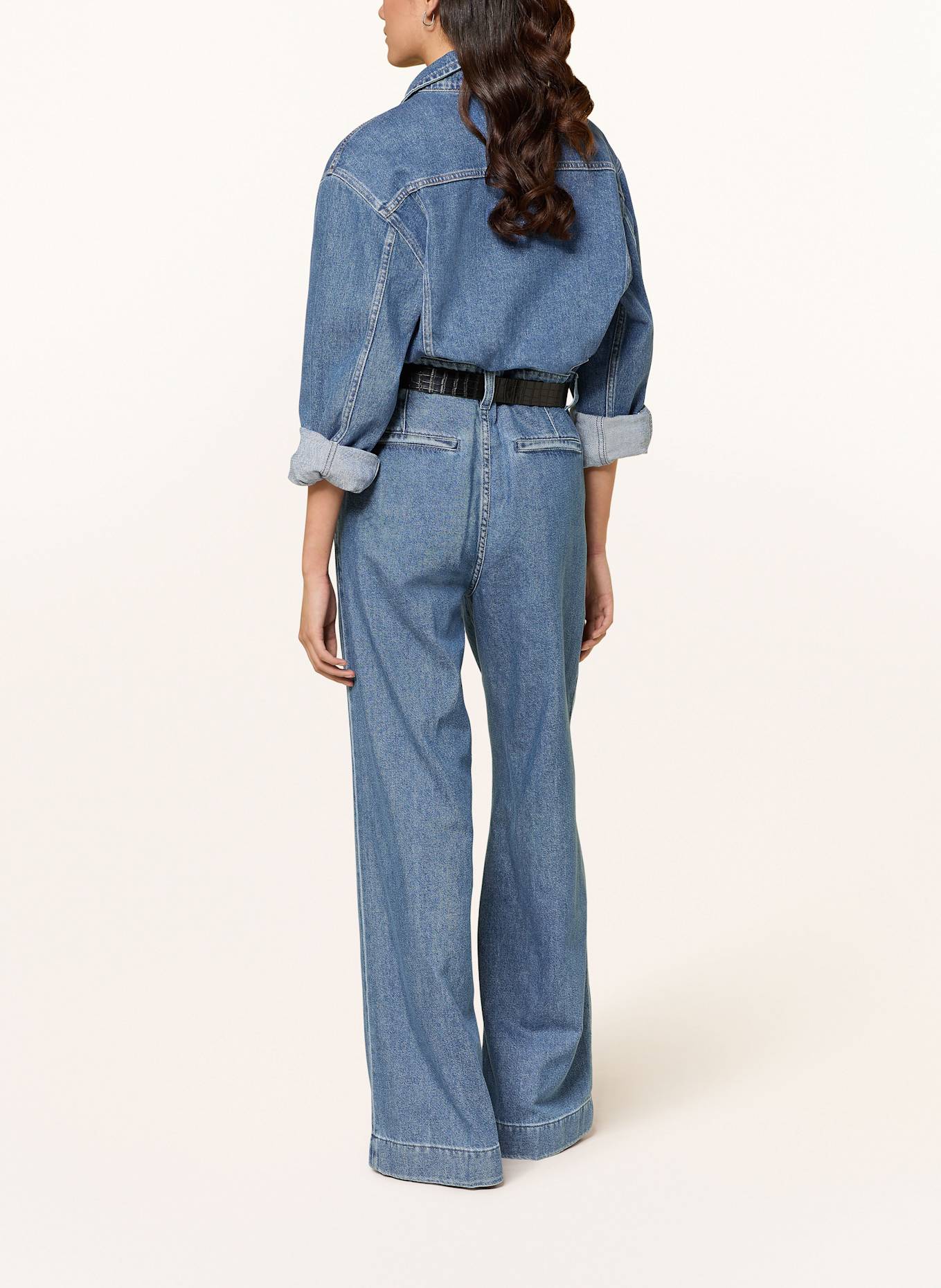 7 for all mankind Wide Leg Jeans PLEATED TROUSER: 1BB Hilo