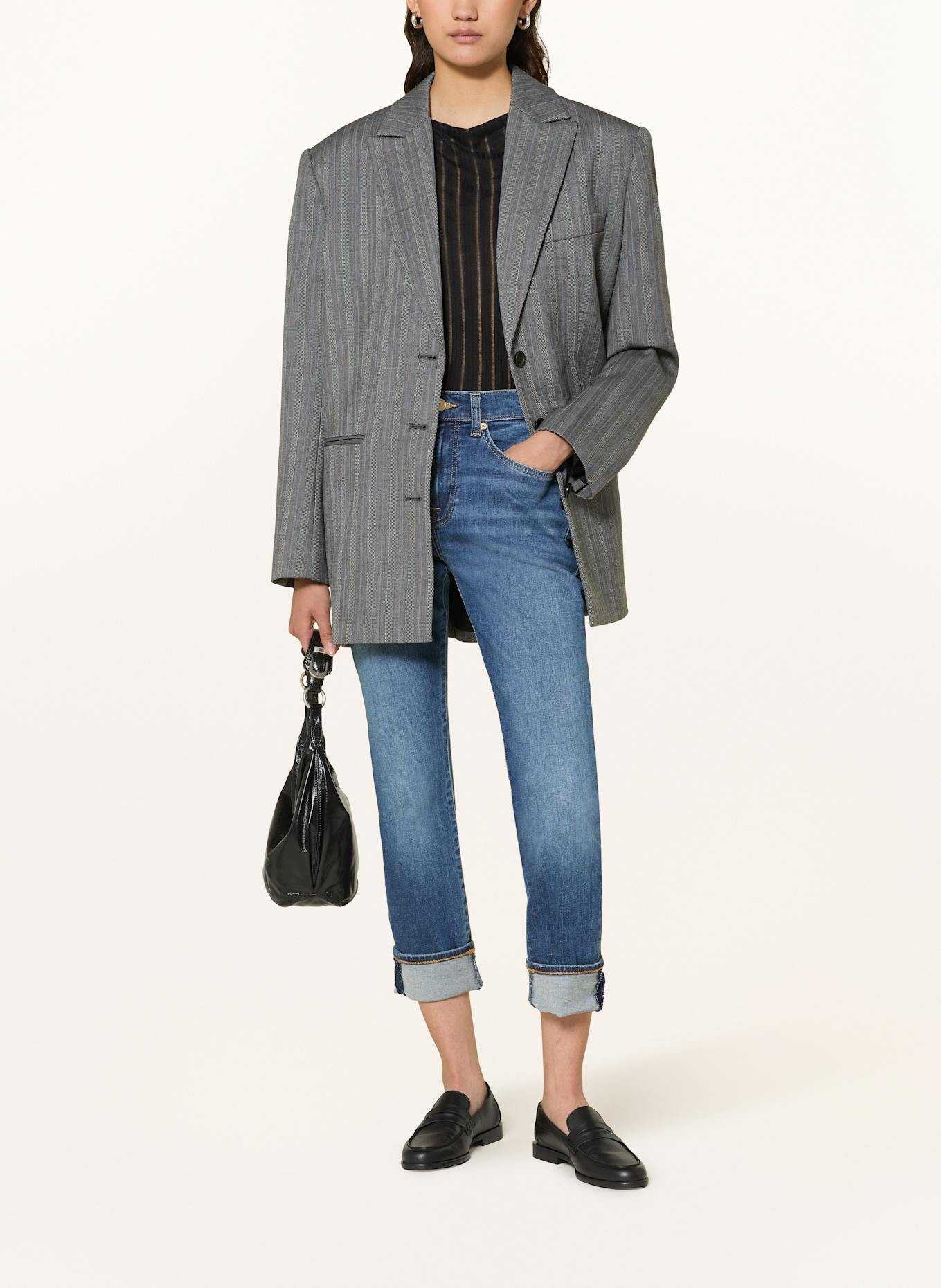 7 for all mankind Jeans RELAXED SKINNY: 1BW Royalty