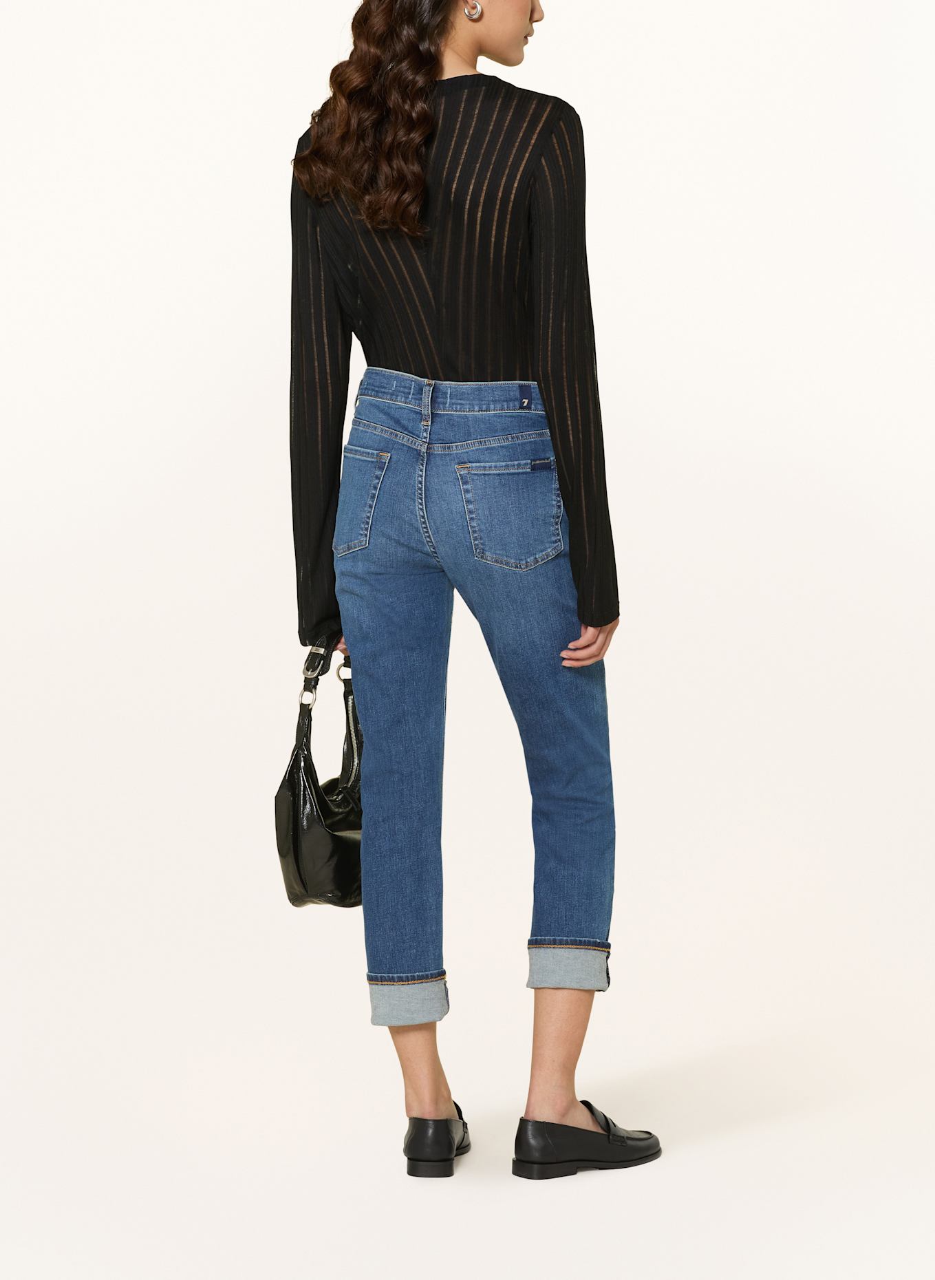 7 for all mankind Jeans RELAXED SKINNY: 1BW Royalty