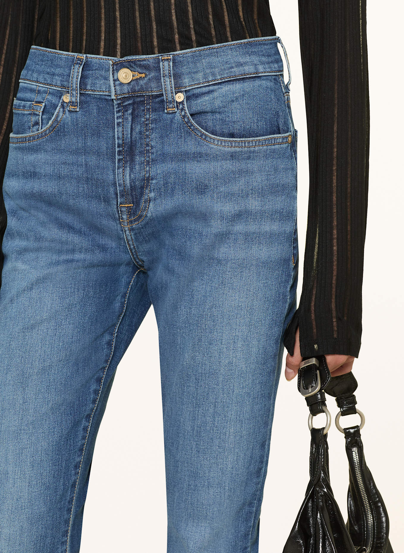 7 for all mankind Jeans RELAXED SKINNY: 1BW Royalty