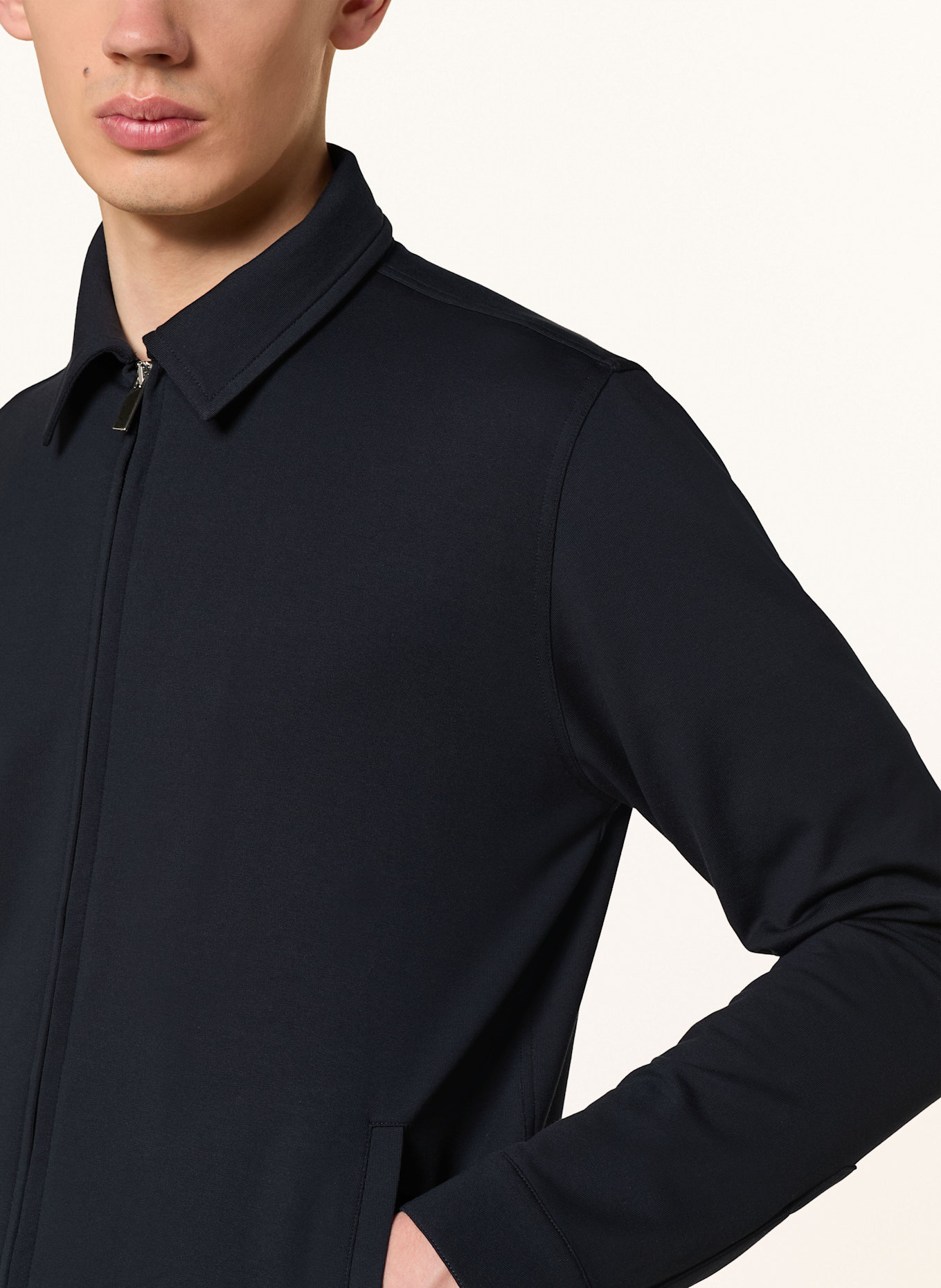 Stefan Brandt Overjacket: DUNKELBLAU