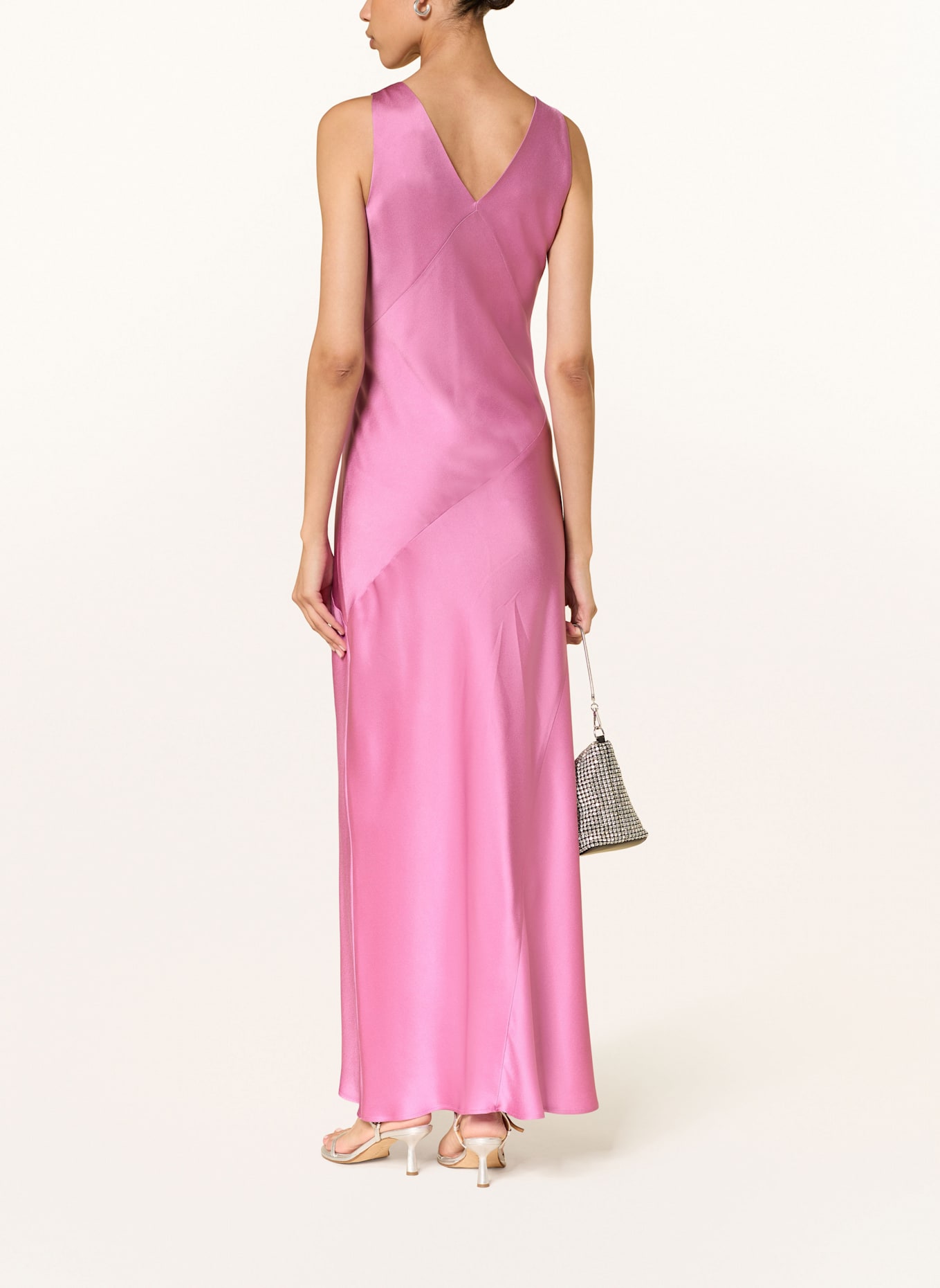 Max Mara STUDIO Satinkleid PILLY: PINK