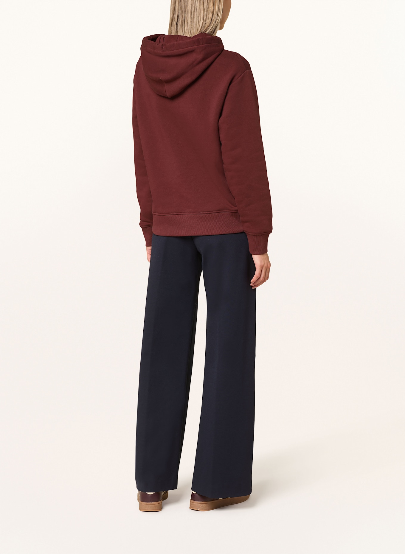 GANT Hoodie: DUNKELROT