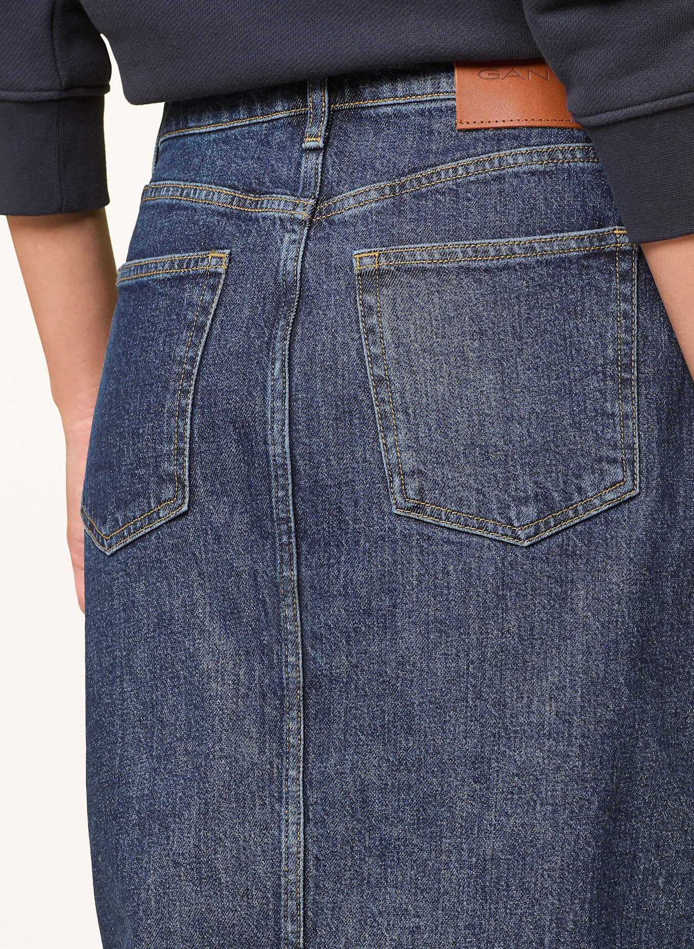 GANT Jeansrock: 961 Dark Blue Worn In