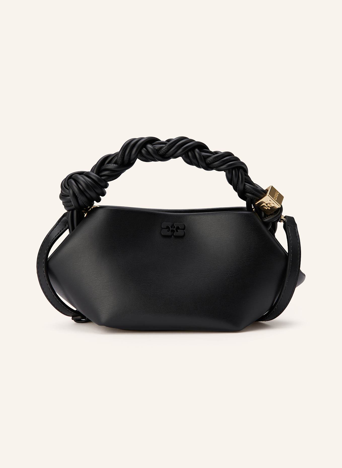 GANNI Handtasche BOU SMALL: SCHWARZ