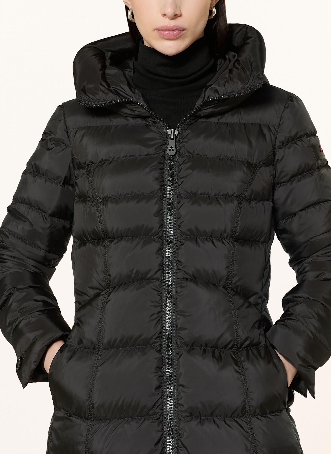 PEUTEREY Daunenmantel LEVARIA: SCHWARZ