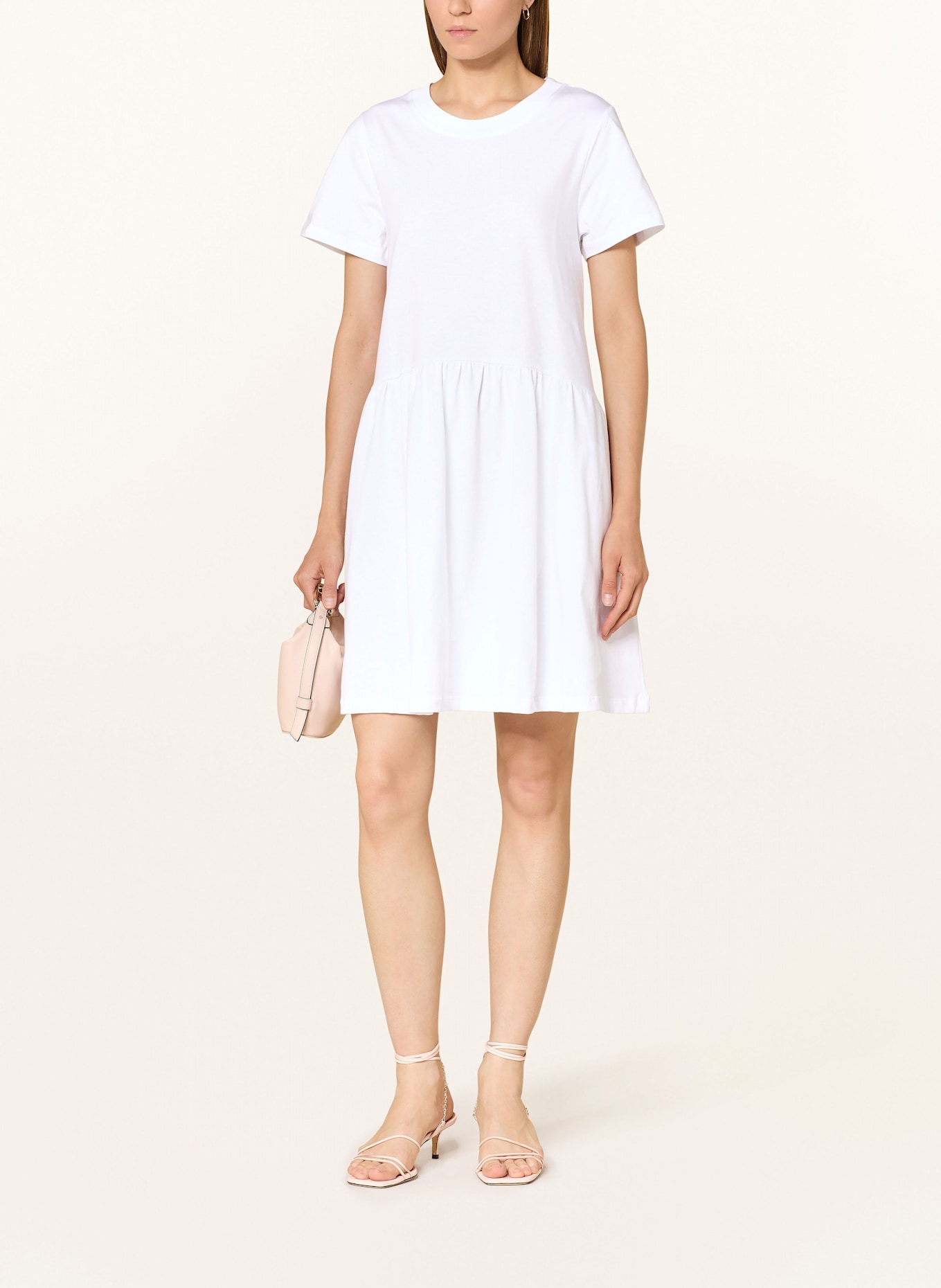 Rich & Royal robe en jersey: BLANC