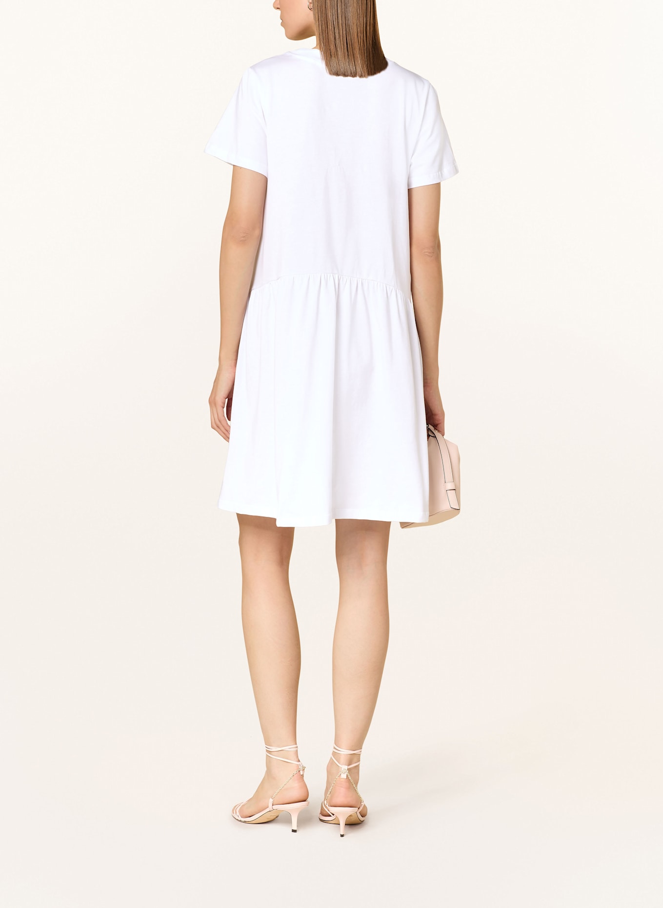 Rich & Royal robe en jersey: BLANC