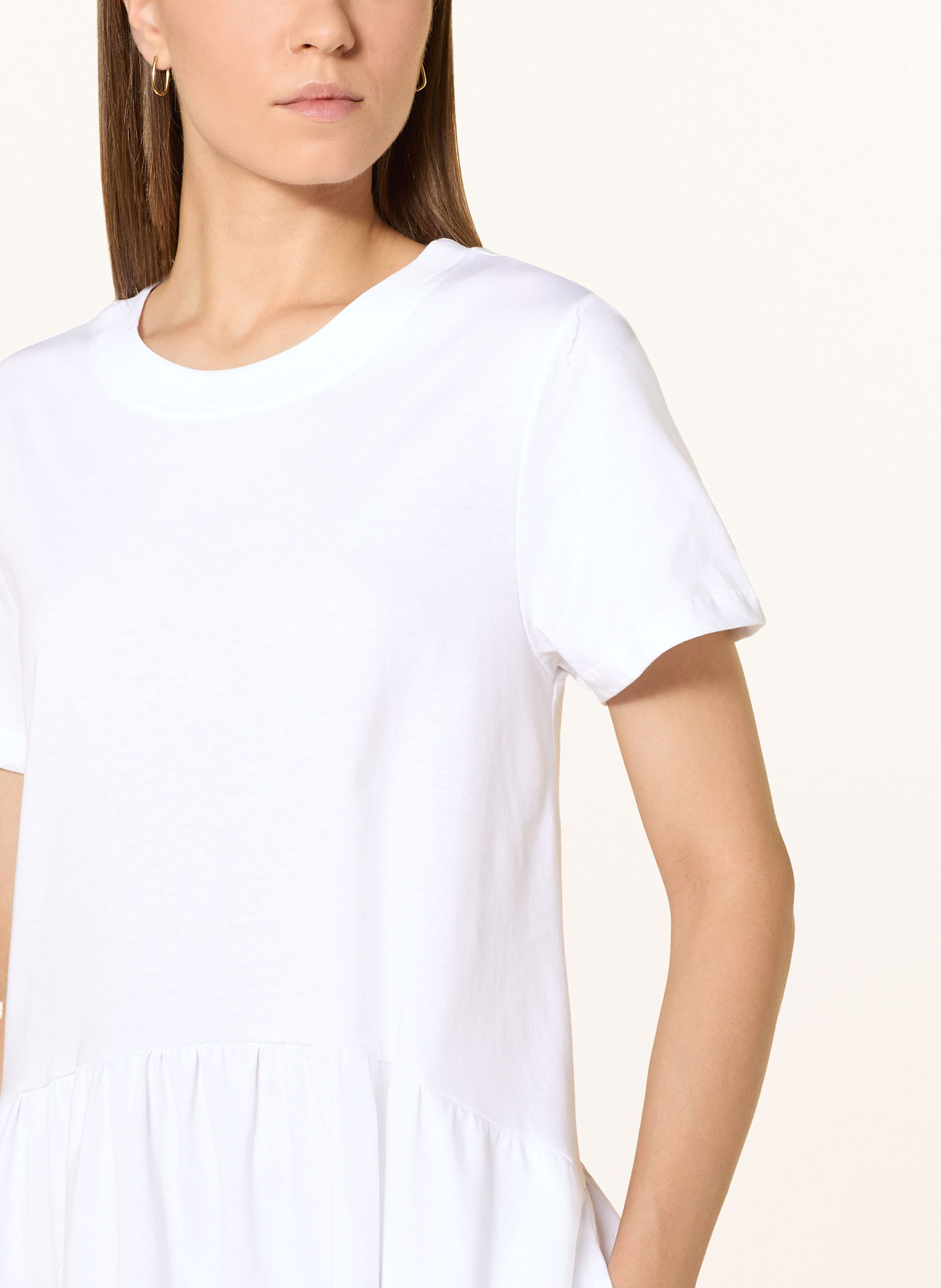 Rich & Royal robe en jersey: BLANC