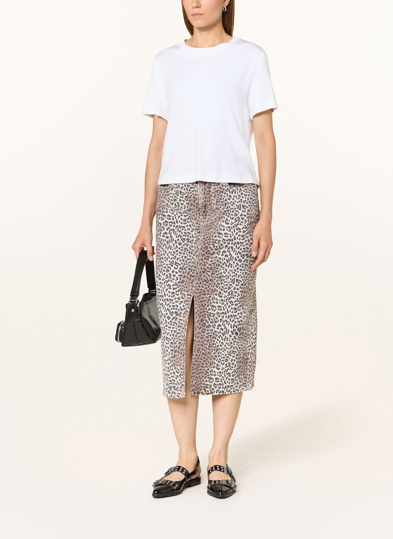 Rich & Royal Skirt: LIGHT BROWN / BROWN / BLACK