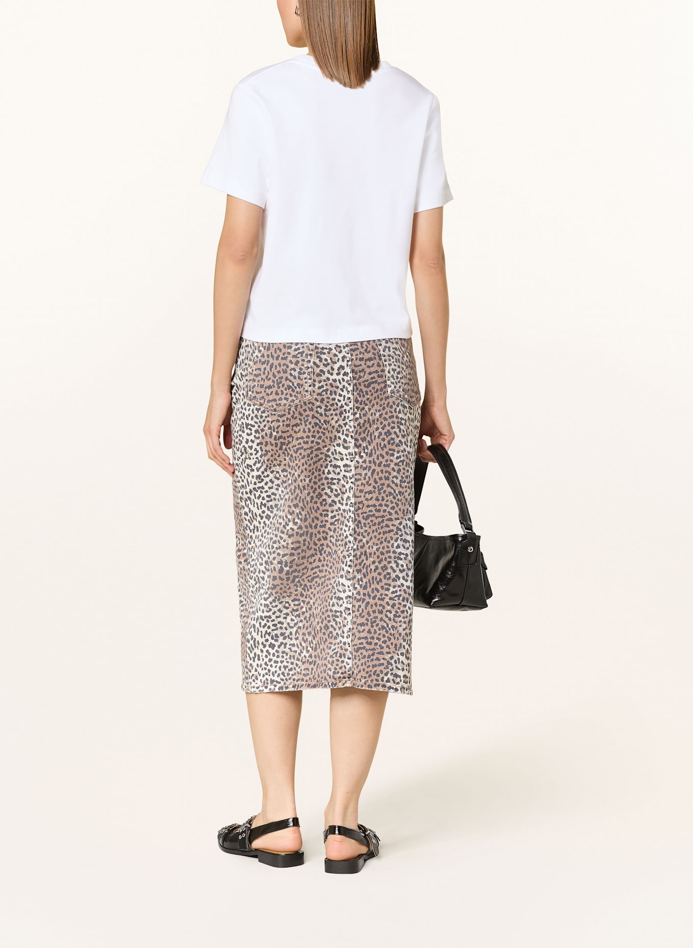 Rich & Royal Skirt: LIGHT BROWN / BROWN / BLACK