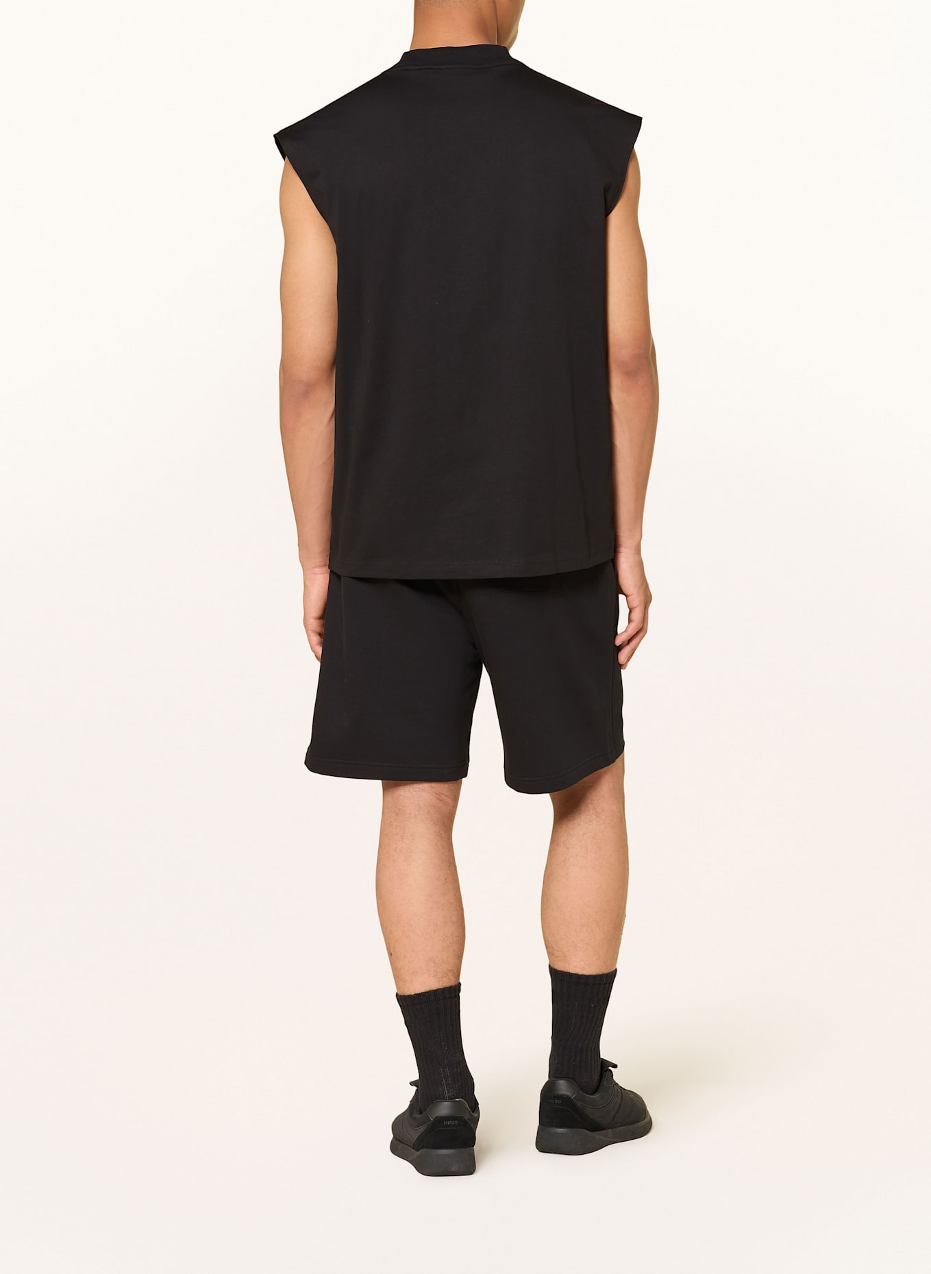 HUGO BLUE Sweatshorts NASENSIO: SCHWARZ