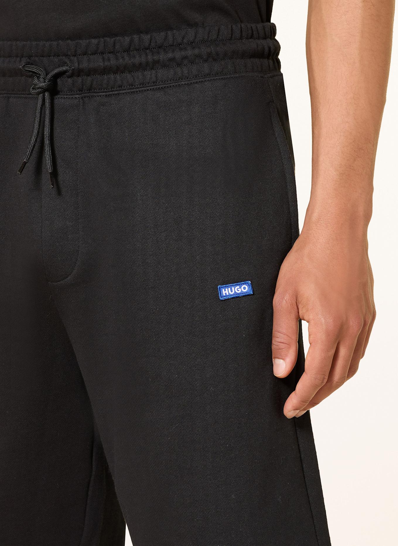 HUGO BLUE Sweatshorts NASENSIO: SCHWARZ