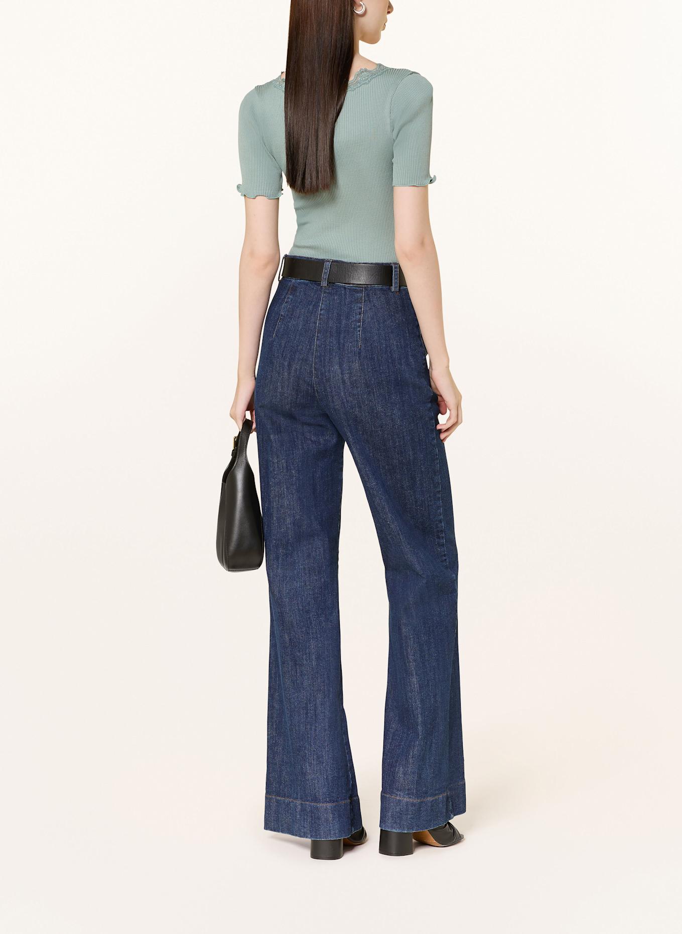 rosemunde T-Shirt BEATHA mit Seide: HELLGRÜN