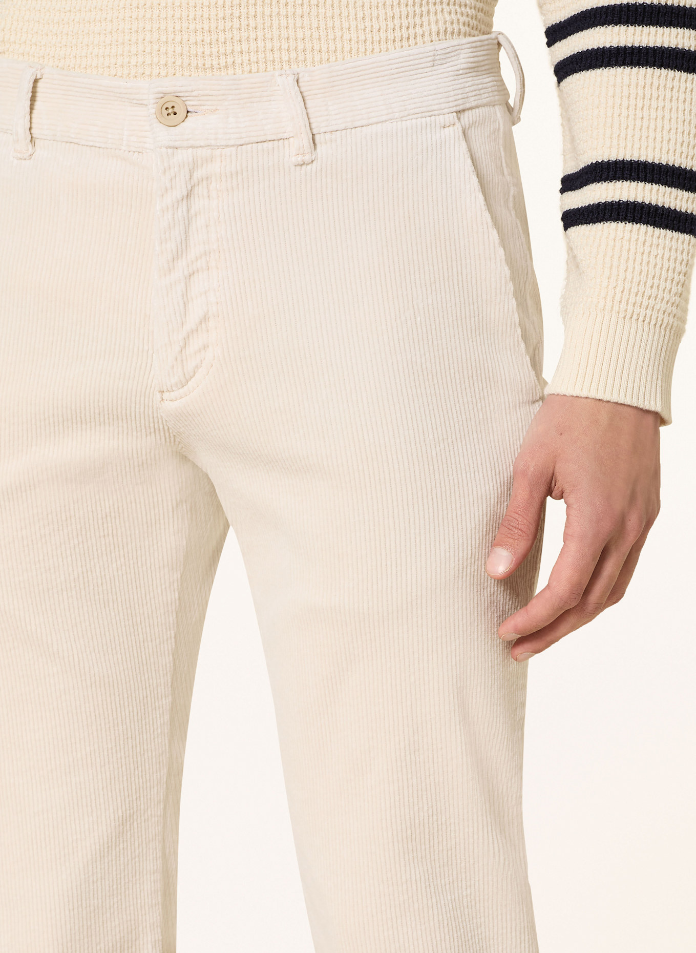 PAUL Cordchino Comfort Fit: CREME