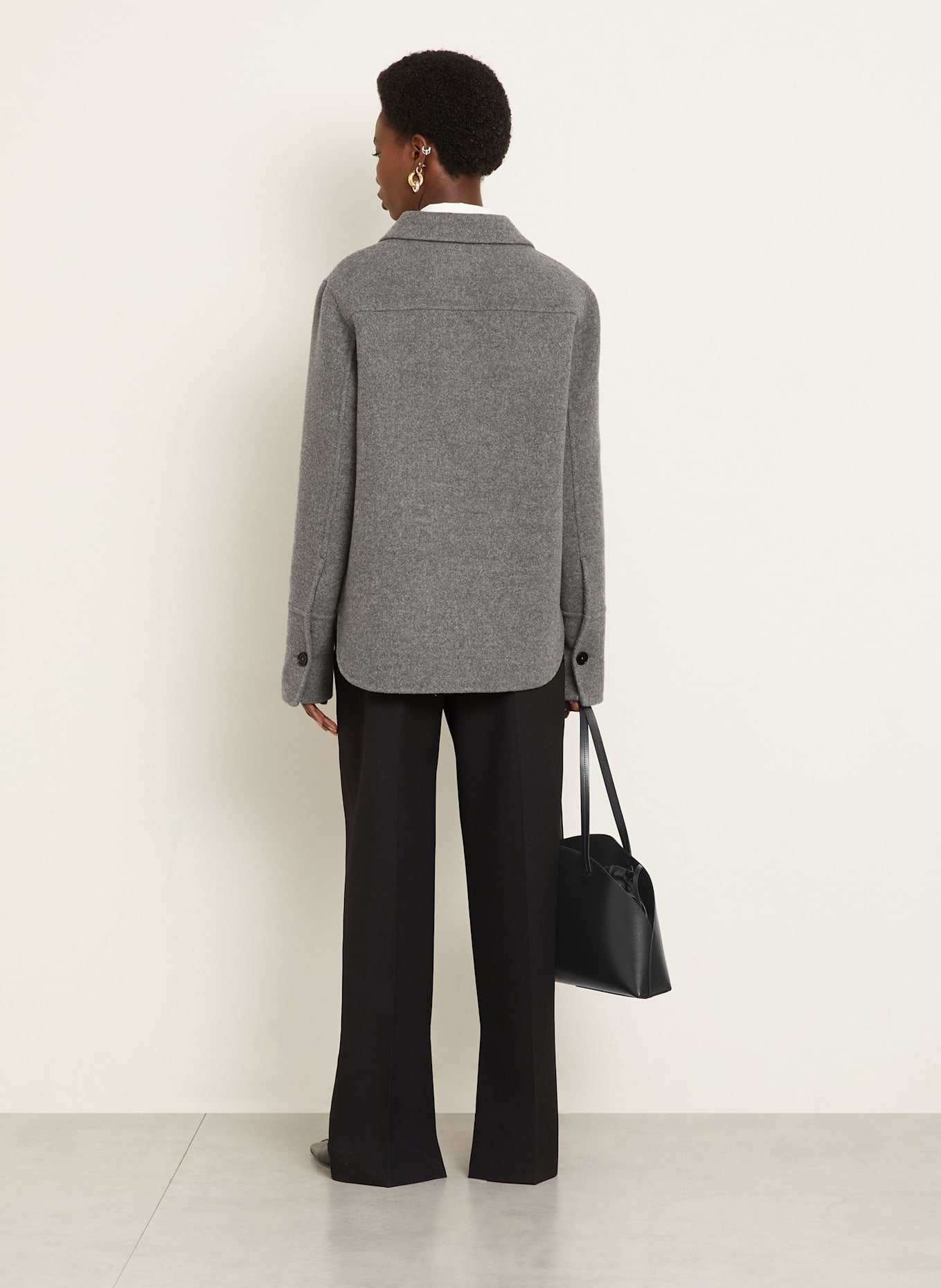 JIL SANDER Cabanjacke: GRAU