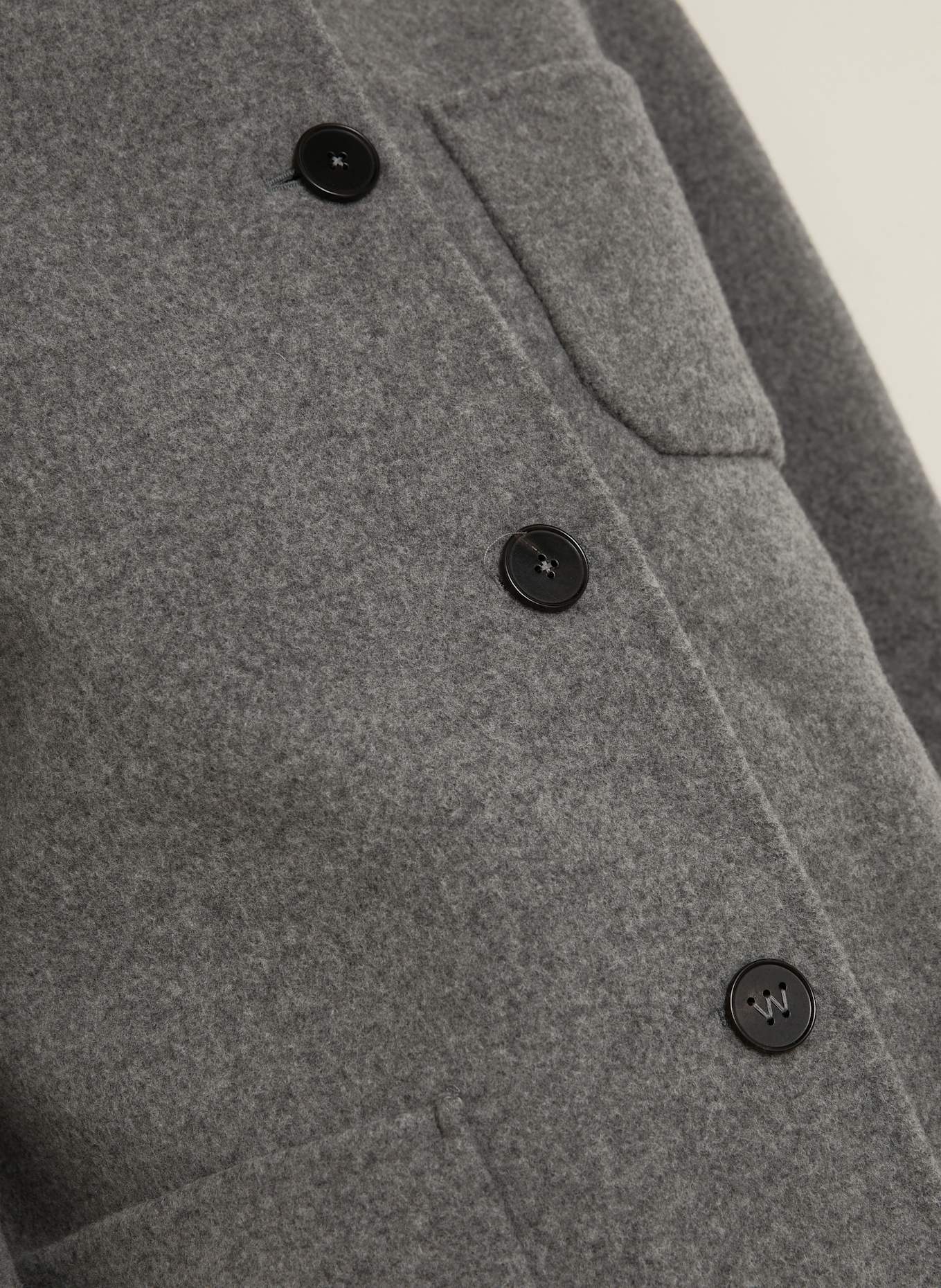 JIL SANDER Cabanjacke: GRAU