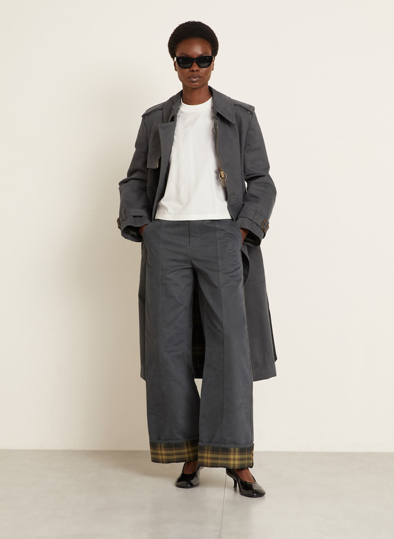 BURBERRY Krótka koszulka: BIAŁY