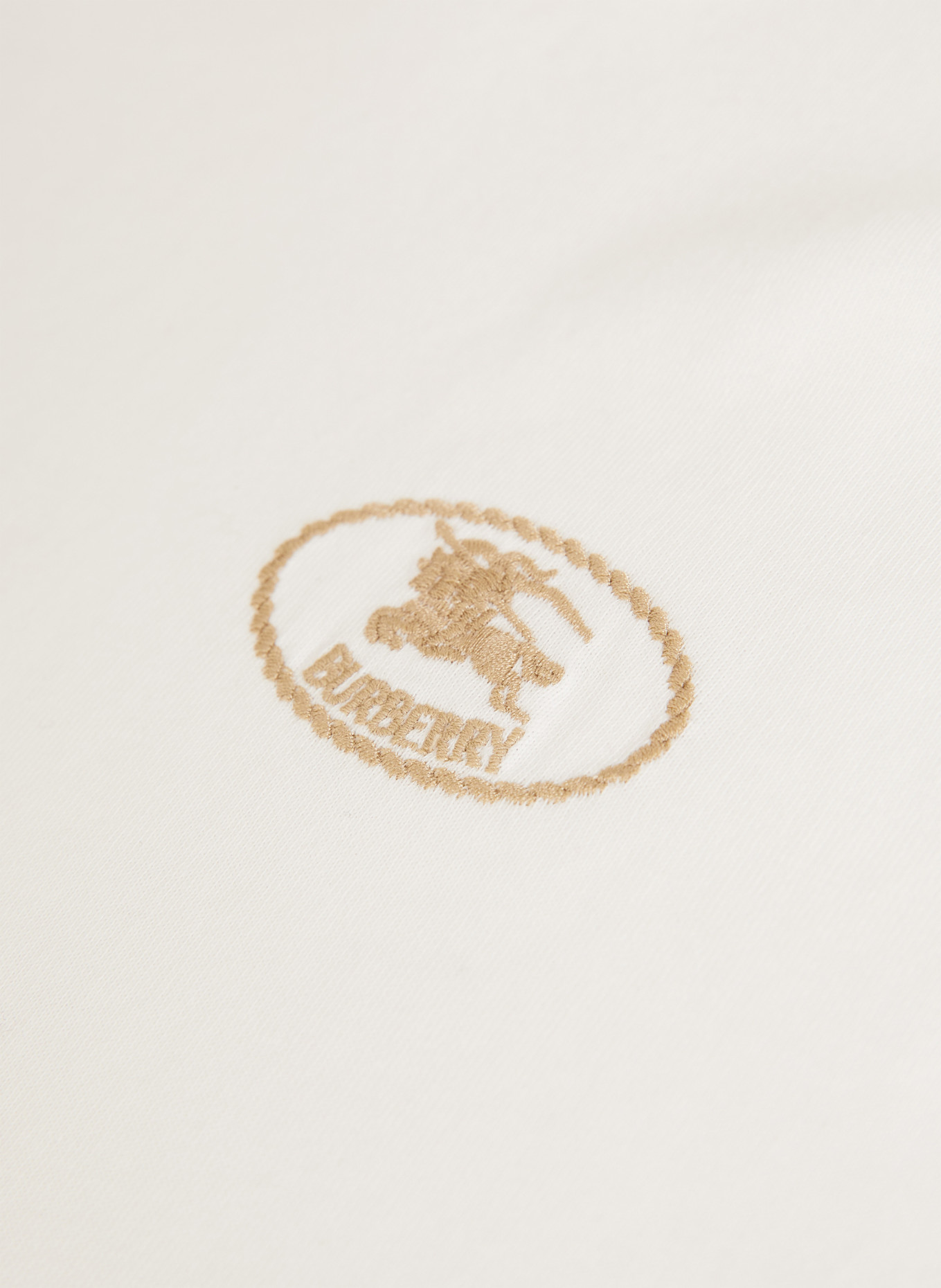 BURBERRY Krótka koszulka: BIAŁY