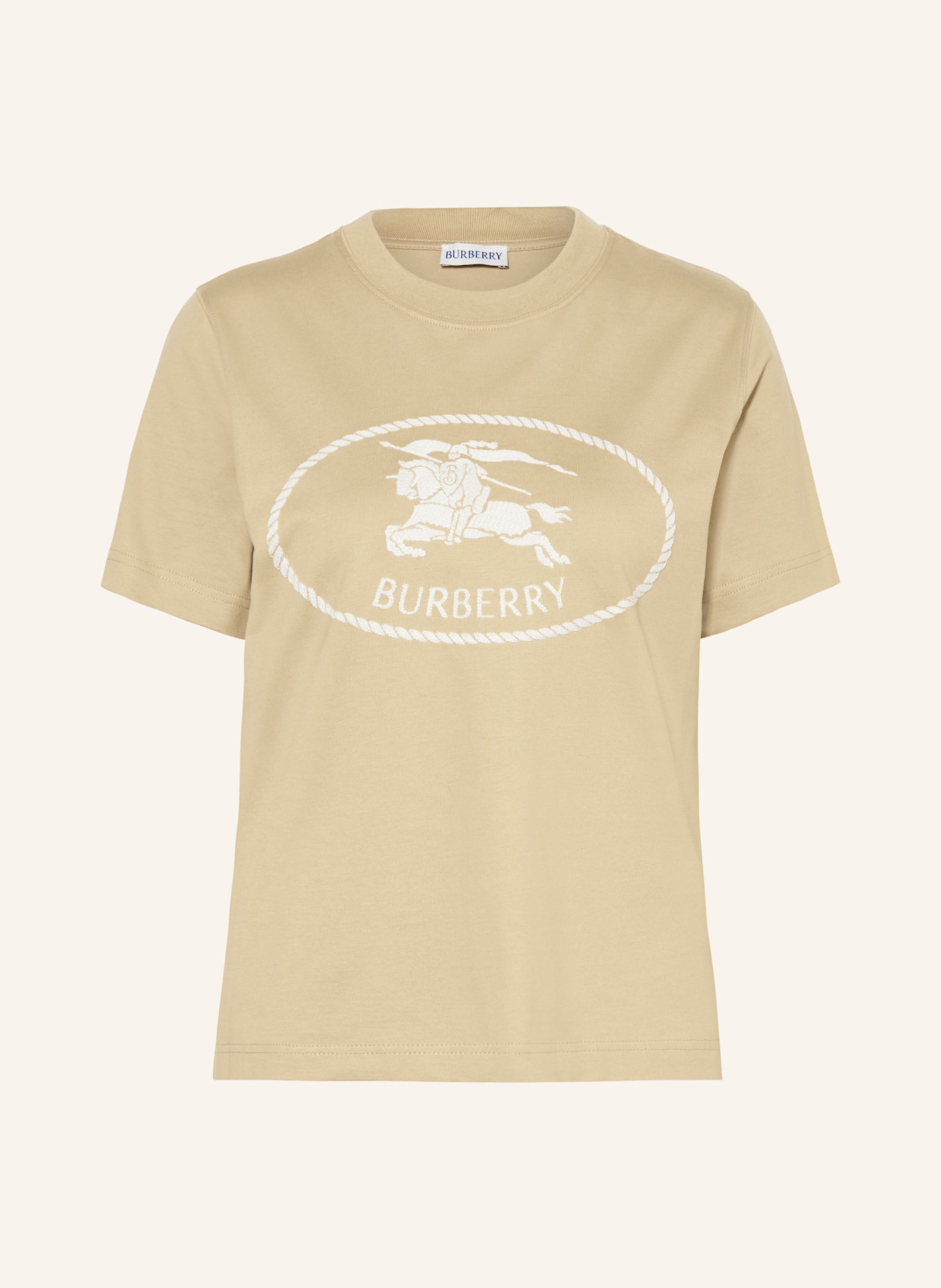 BURBERRY Tričko: BÉŽOVÁ